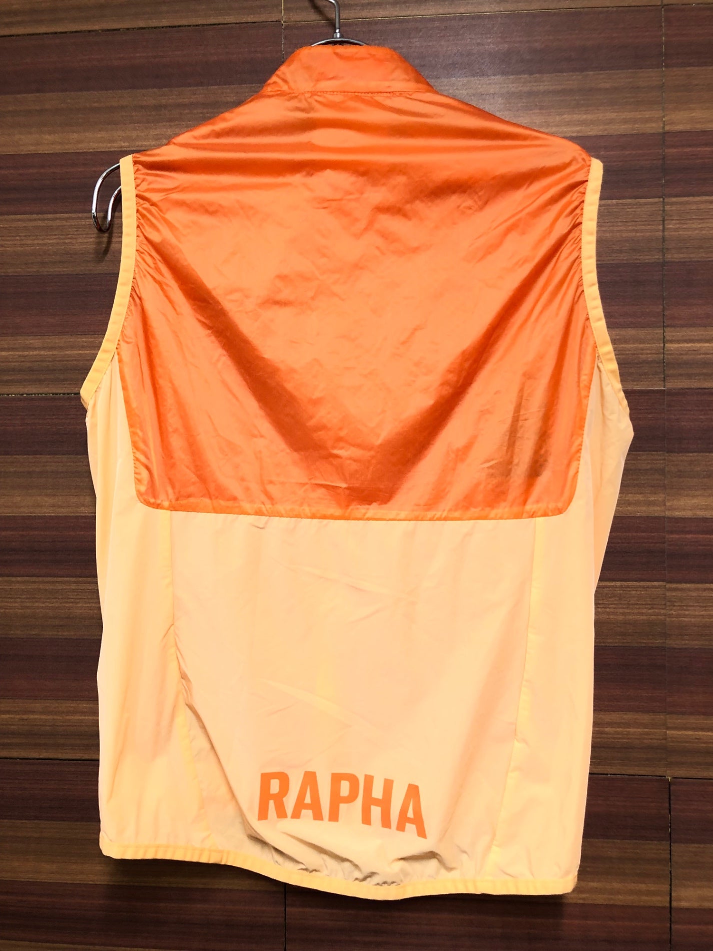 HZ785 ラファ Rapha PRO TEAM INSULATED GILET サイクルベスト ジレ オレンジ S