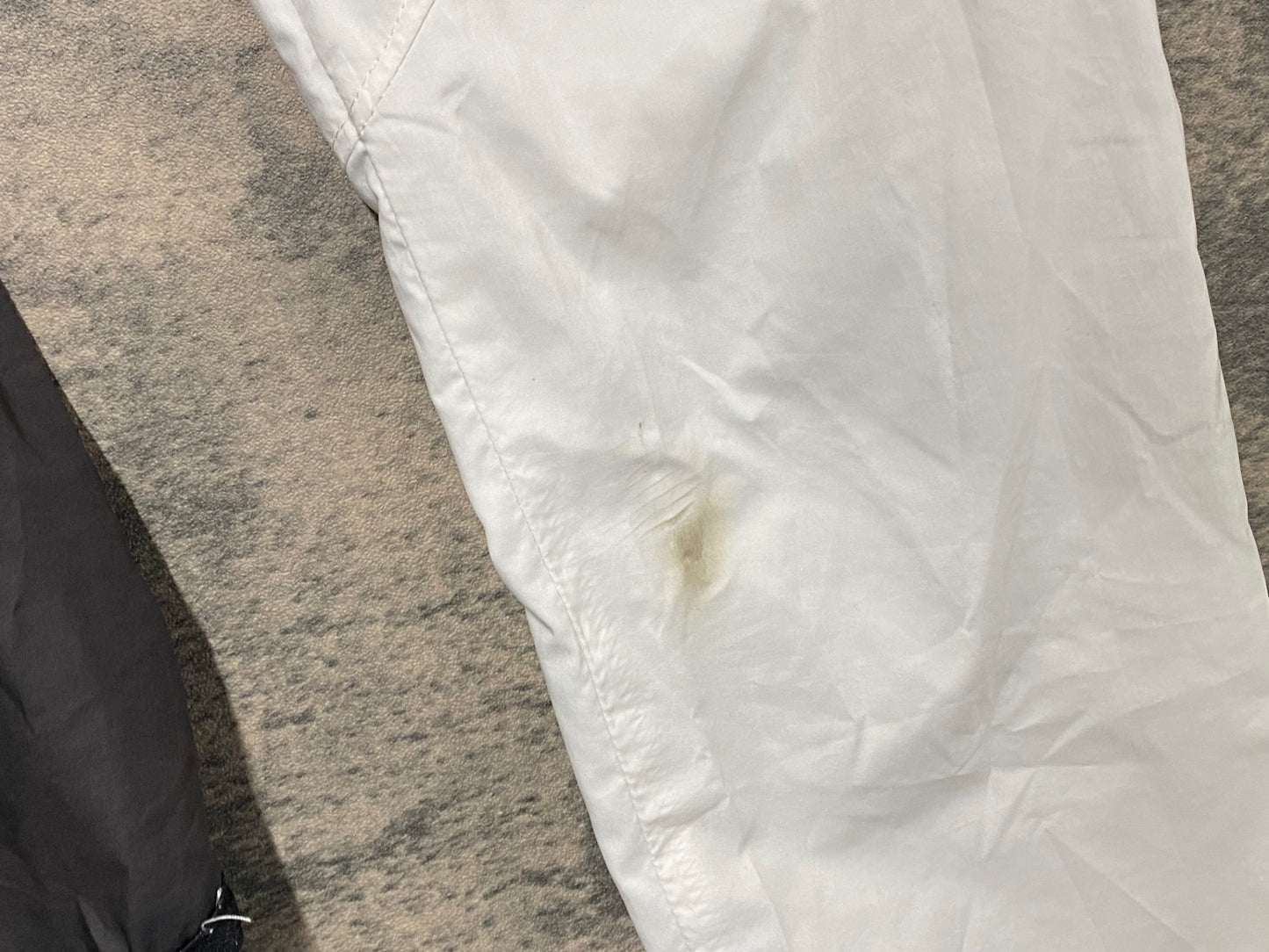 IZ545 パールイズミ PEARL iZUMi 長袖ウィンドブレーカー 白 S 擦れ 汚れ