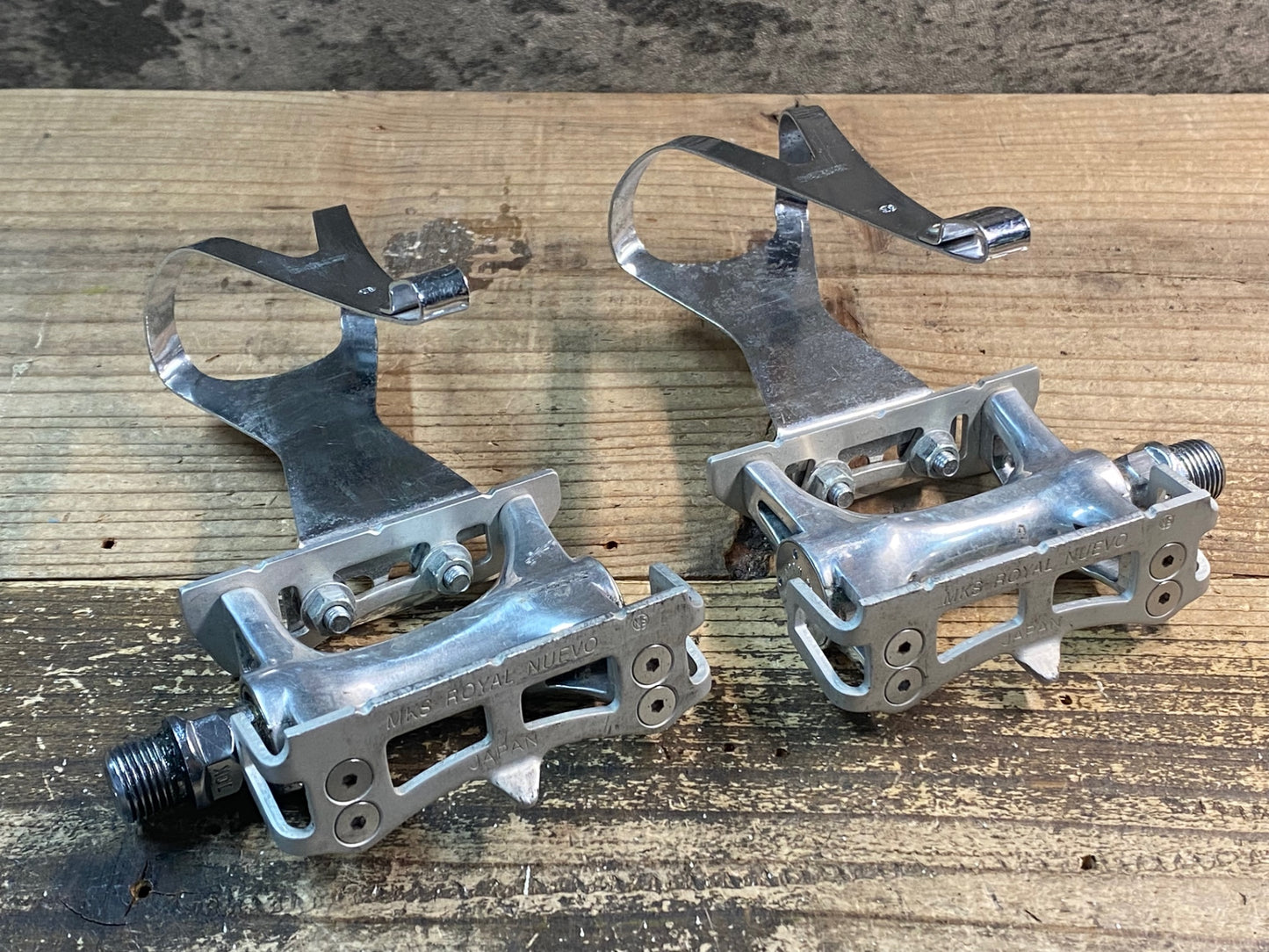 IP068 三ヶ島 MKS ROYAL NUEVO NJS ペダルトゥークリップ付き