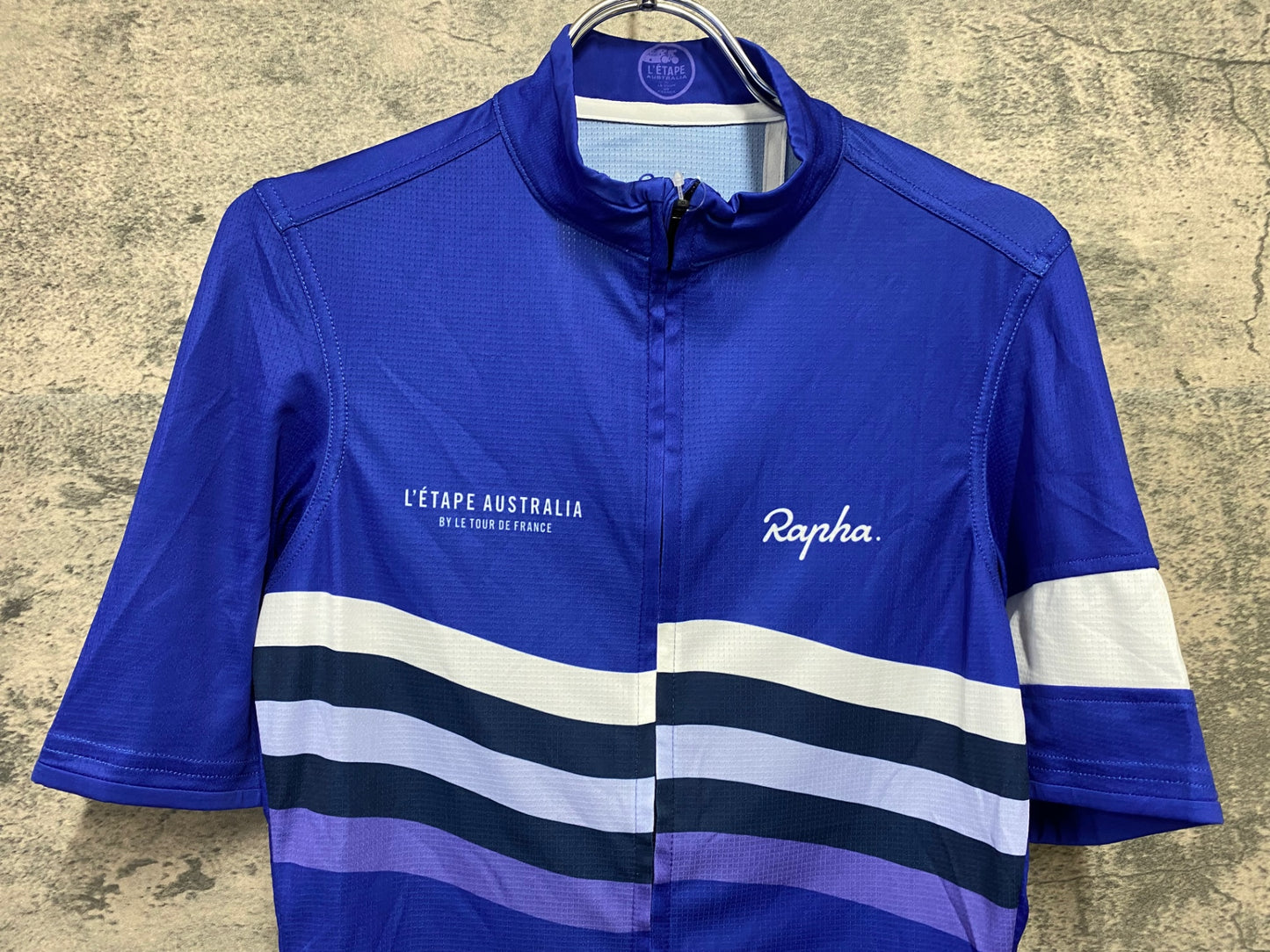 JB750 ラファ Rapha SUPER LIGHTWEIGHT JERSEY L'ETAPE AUSTRALIA 半袖 サイクルジャージ 青 M