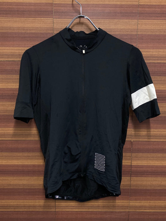 IT551 ラファ Rapha PRO TEAM TRAINING JERSEY 2 半袖サイクルジャージ 黒 M 裾ゴム若干の伸び