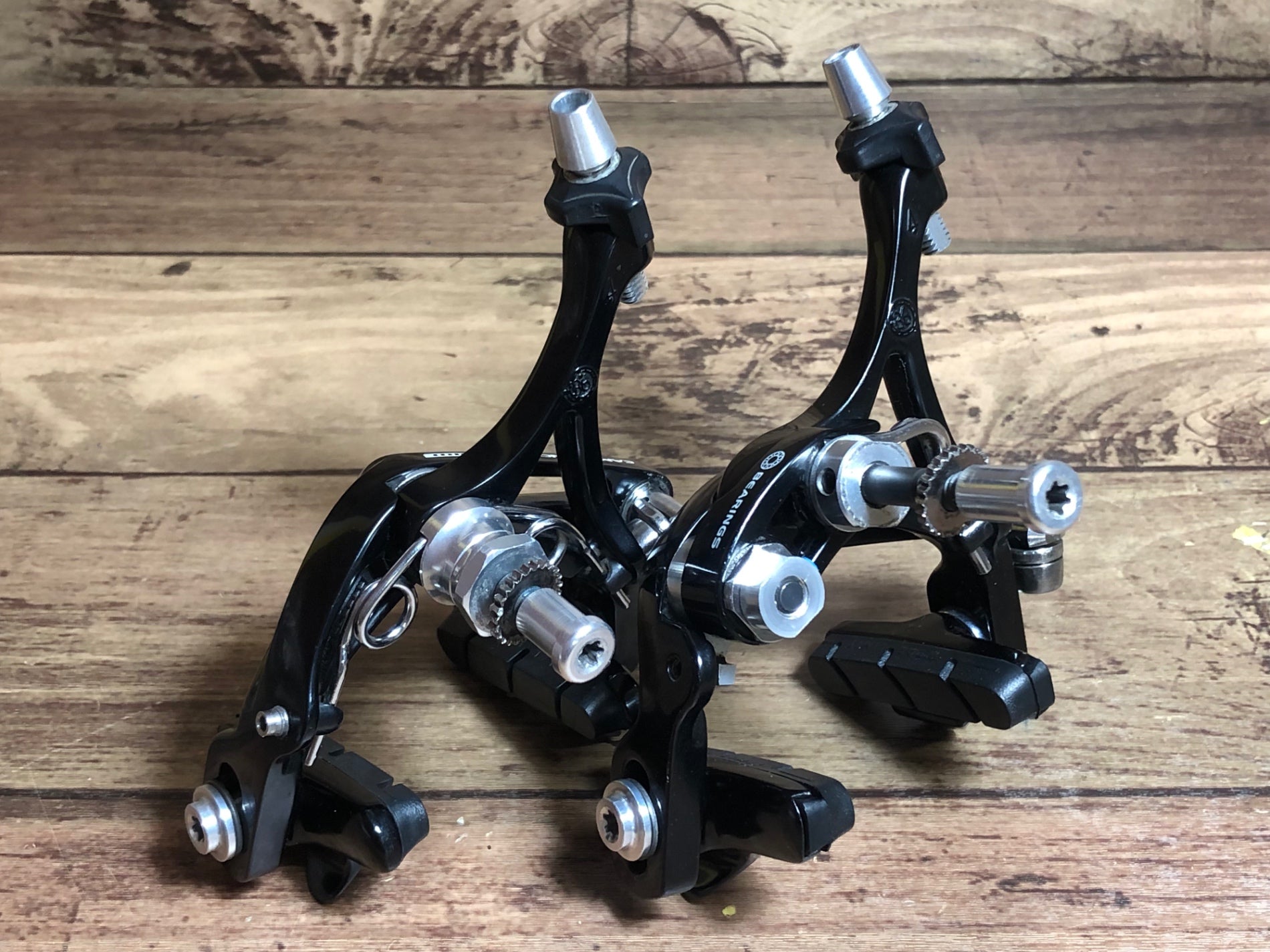 HY649 カンパニョーロ Campagnolo レコード RECORD キャリパーブレーキセット スケルトン 後シングル