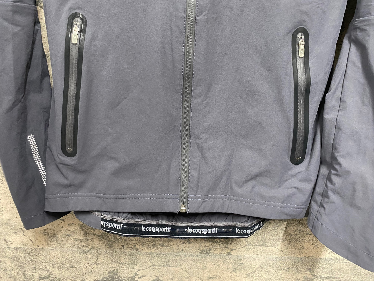 JC269 ルコックスポルティフ le coq sportif 長袖 ウィンドジャケット グレー M