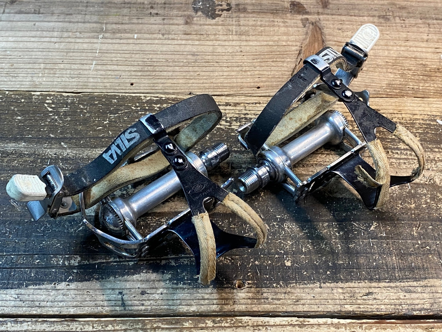 IX256 カンパニョーロ CAMPAGNOLO レコード RECORD フラットペダル ペダルストラップ付属