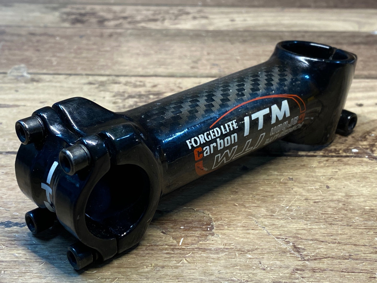 HP449 ITM FORGED LITE CARBON STEM アルカーボンステム 黒 120mm OS Φ26.2