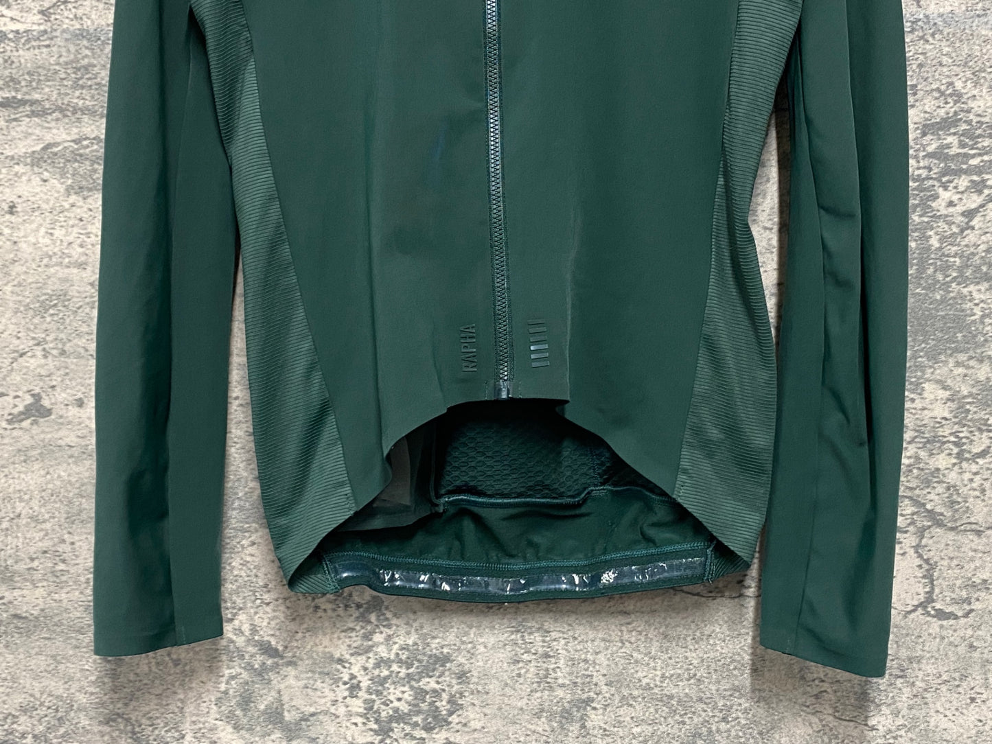 IZ737 ラファ Rapha PRO TEAM LONG SLEEVE THERMAL JERSEY 長袖サイクルジャージ 緑 S