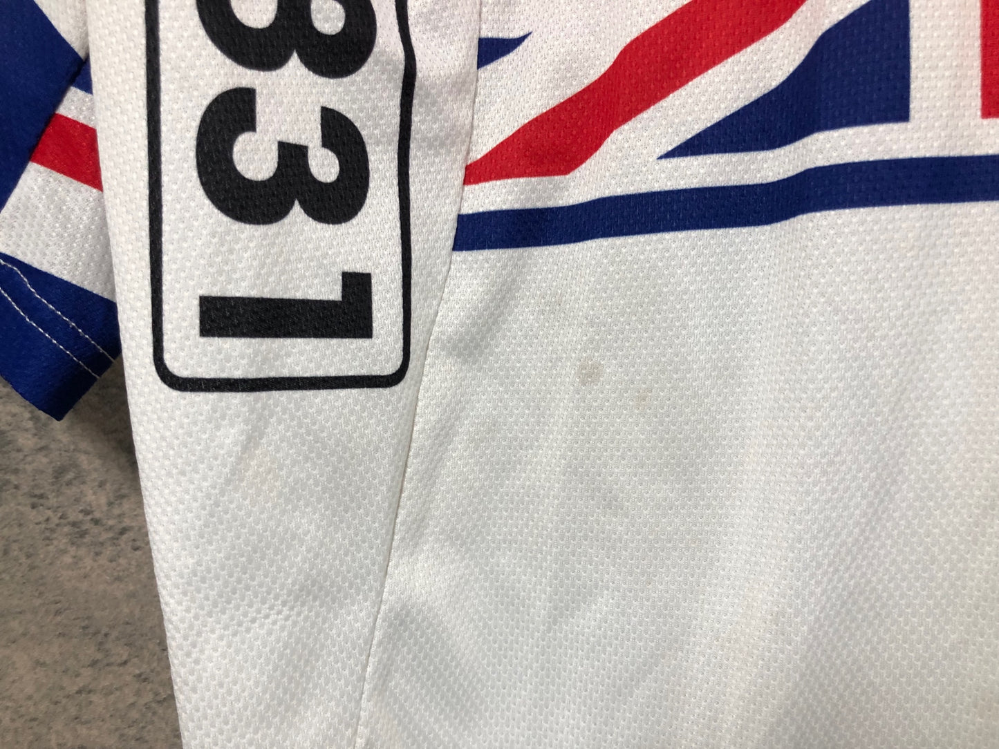 IX200 アソス assos SS.neoPro UK Great Britain Cycling Jersey 半袖 サイクルジャージ 白 L