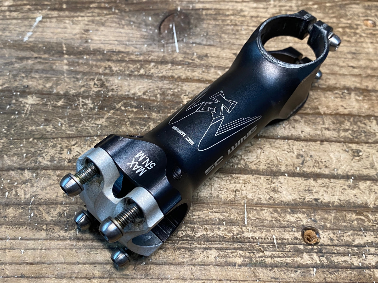 IP086 KCNC SC WING アルミ ステム 黒 100mm Φ26.0 OS
