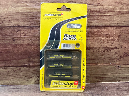 IN072 スイスストップ SWISSSTOP BLACK PRINCE RACE PRO ブレーキシュー カーボンリム用 未使用品