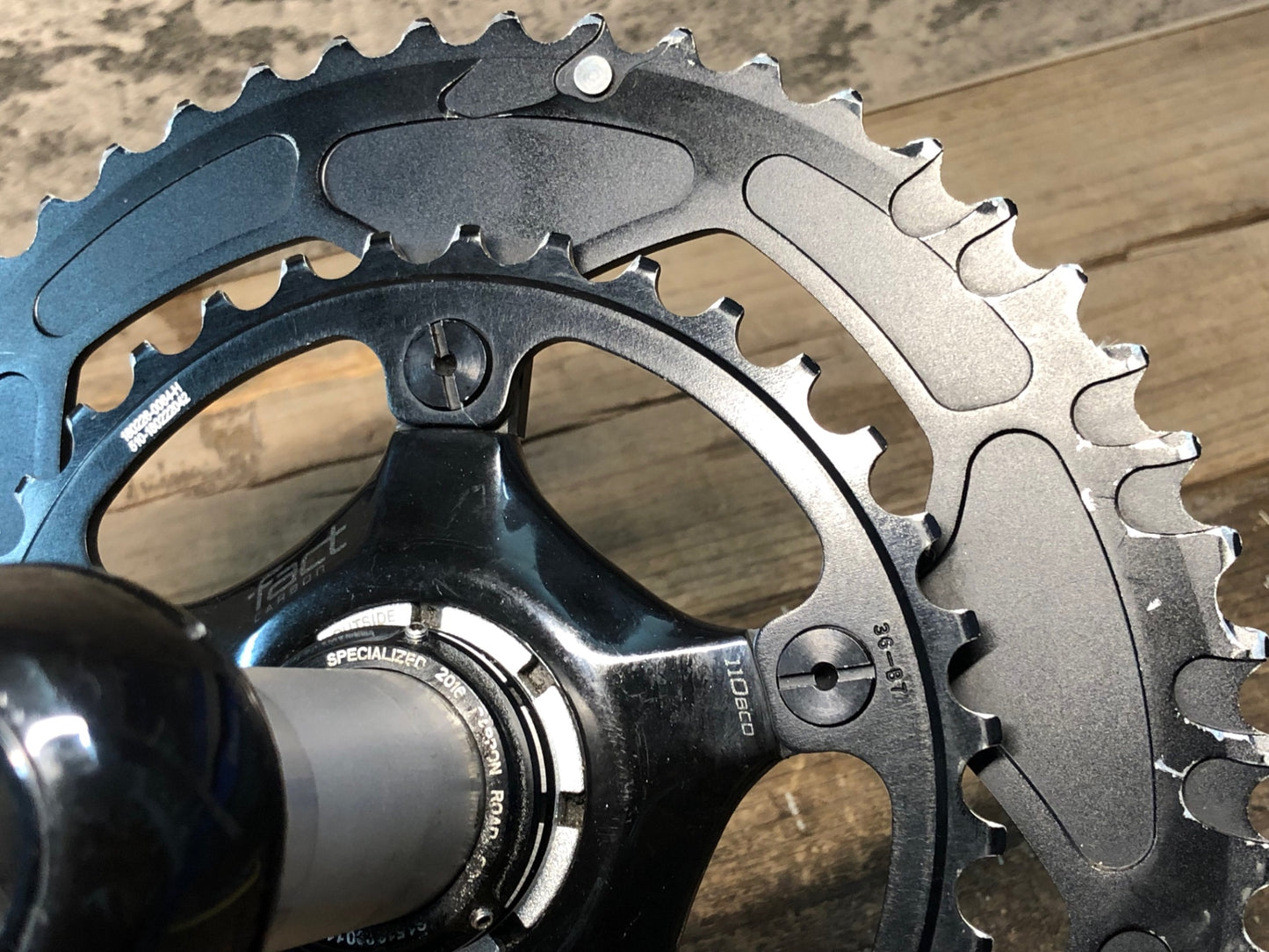 IP495 スペシャライズド SPECIALIZED S-WORKS POWER カーボンクランク 172.5mm 52-36T BCD110 5H 接続確認済み