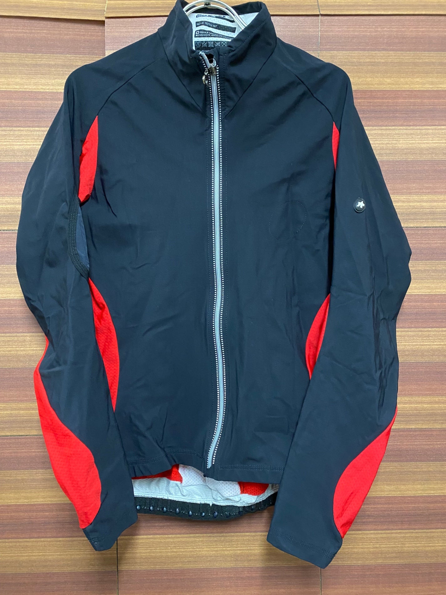 IT814 アソス assos iJ.habu 5 長袖 サイクルジャケット 赤 黒 M 裏起毛