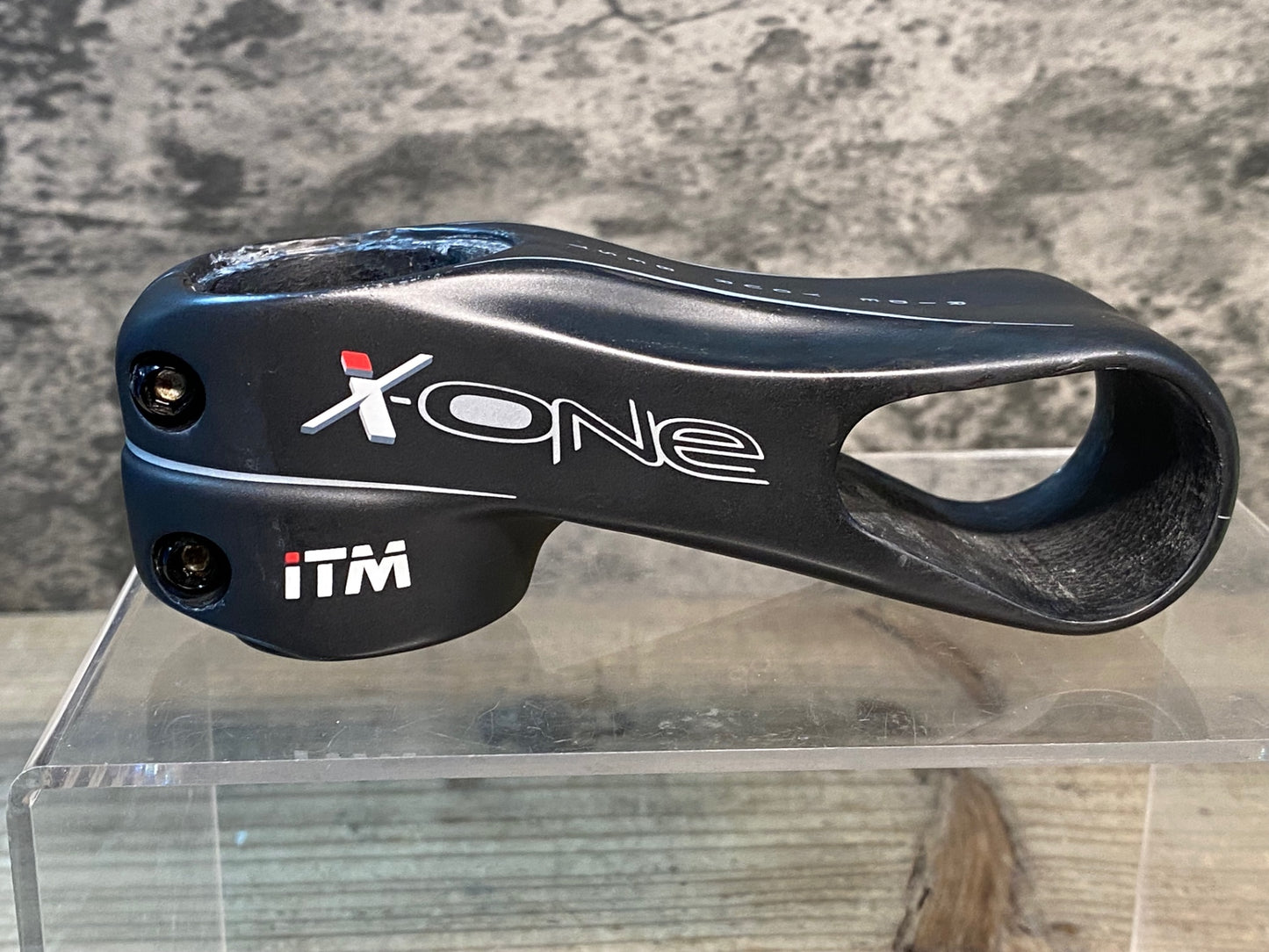 IY303 ITM X-ONE ステム カーボン 90mm Φ31.8 1-1/4 ※コラム側内ガリ傷