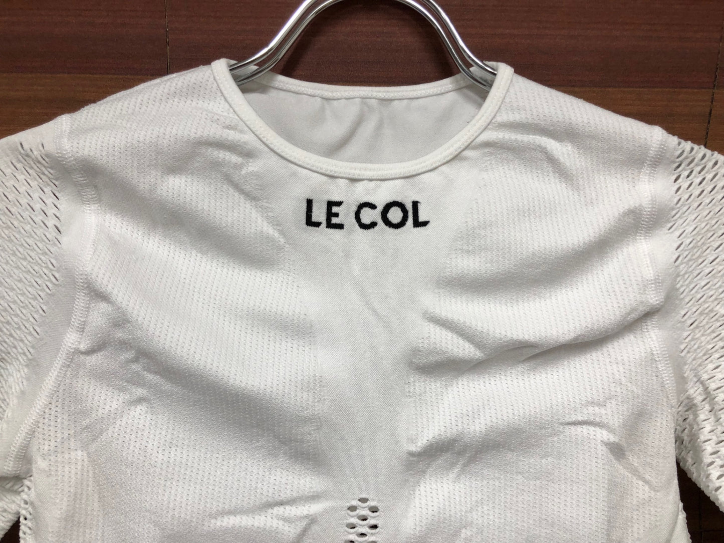 IO473 ルコル LE COL 半袖 ベースレイヤー S/M 白