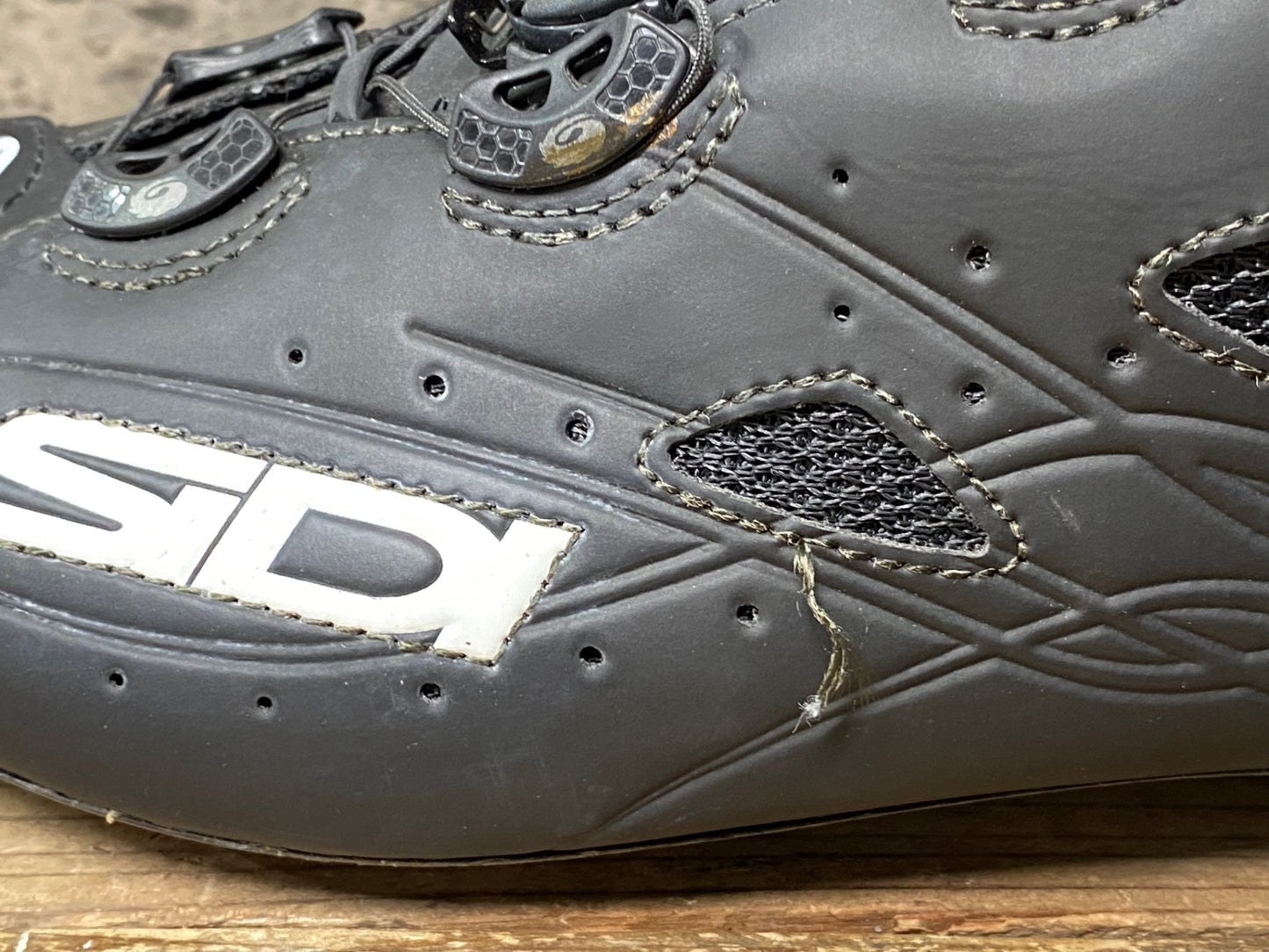 IT853 シディ SIDI SHOT ビンディングシューズ 黒 赤 EU43 SPD-SL
