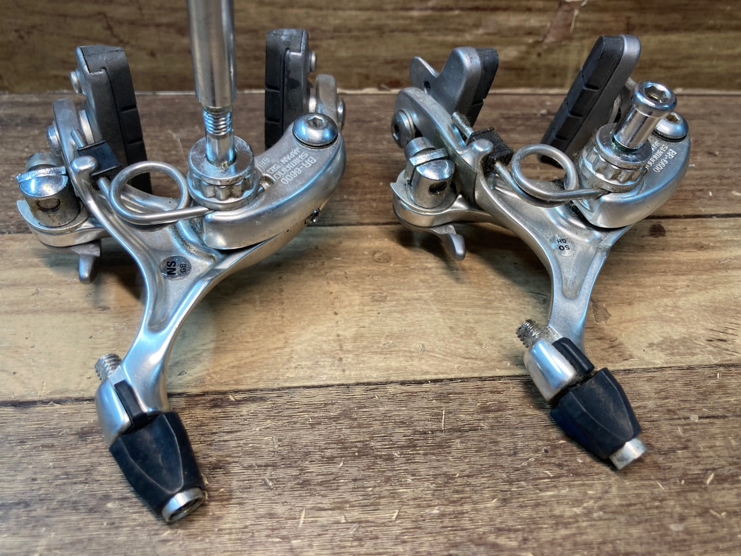 IM736 シマノ SHIMANO アルテグラ ULTEGRA BR-6600 キャリパーブレーキ 前後セット シルバー
