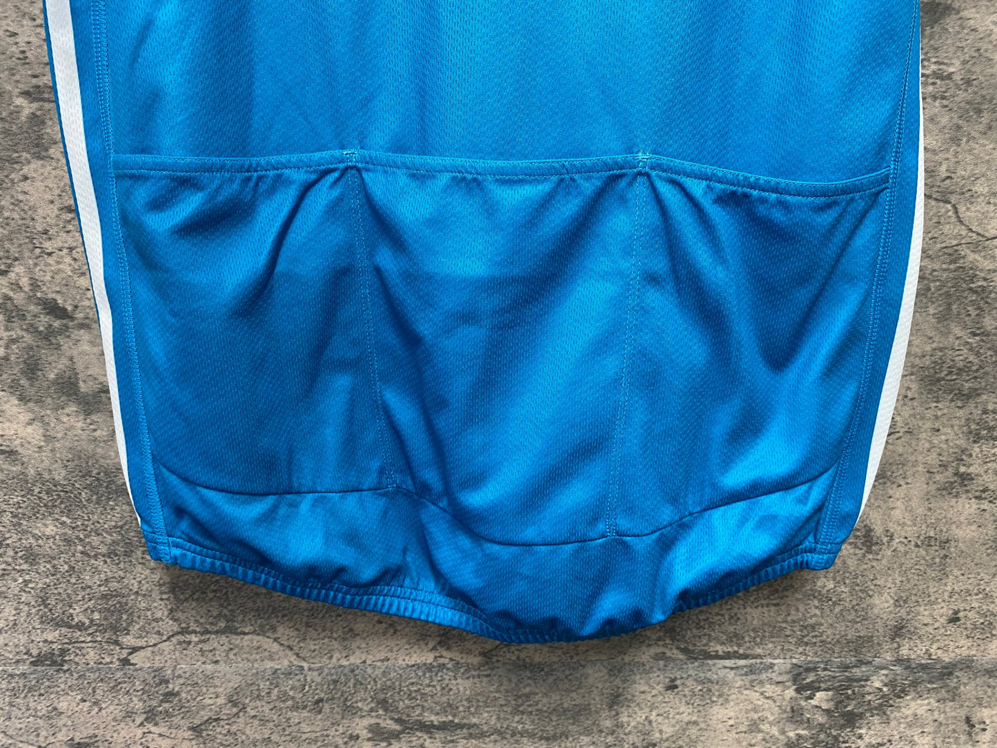 JB216 アディダス adidas 半袖 ハーフジップ サイクルジャージ ターコイズ L