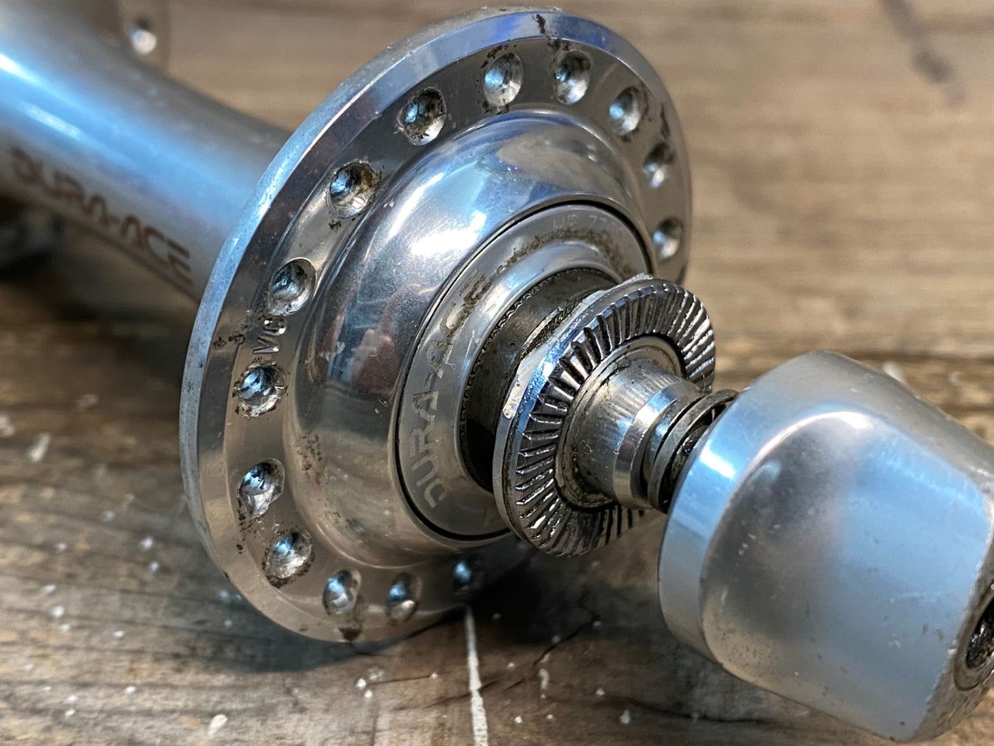 IN592 シマノ Shimano デュラエース DURA-ACE HB/FB-7700 前後ハブセット 8/9s 36H