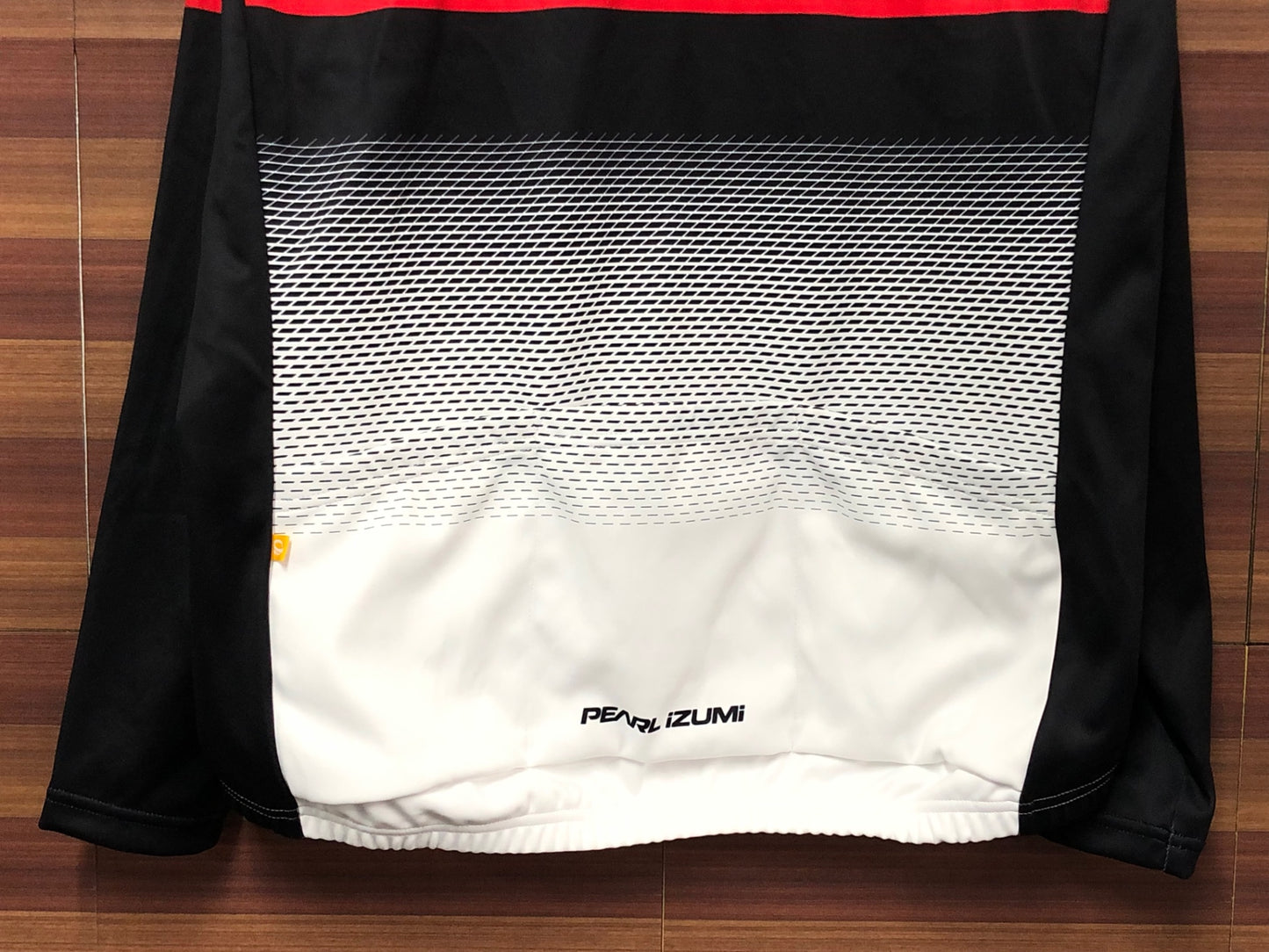 IQ479 パールイズミ PEARL IZUMI 長袖 サイクルジャージ 裏起毛 黒赤白 BL