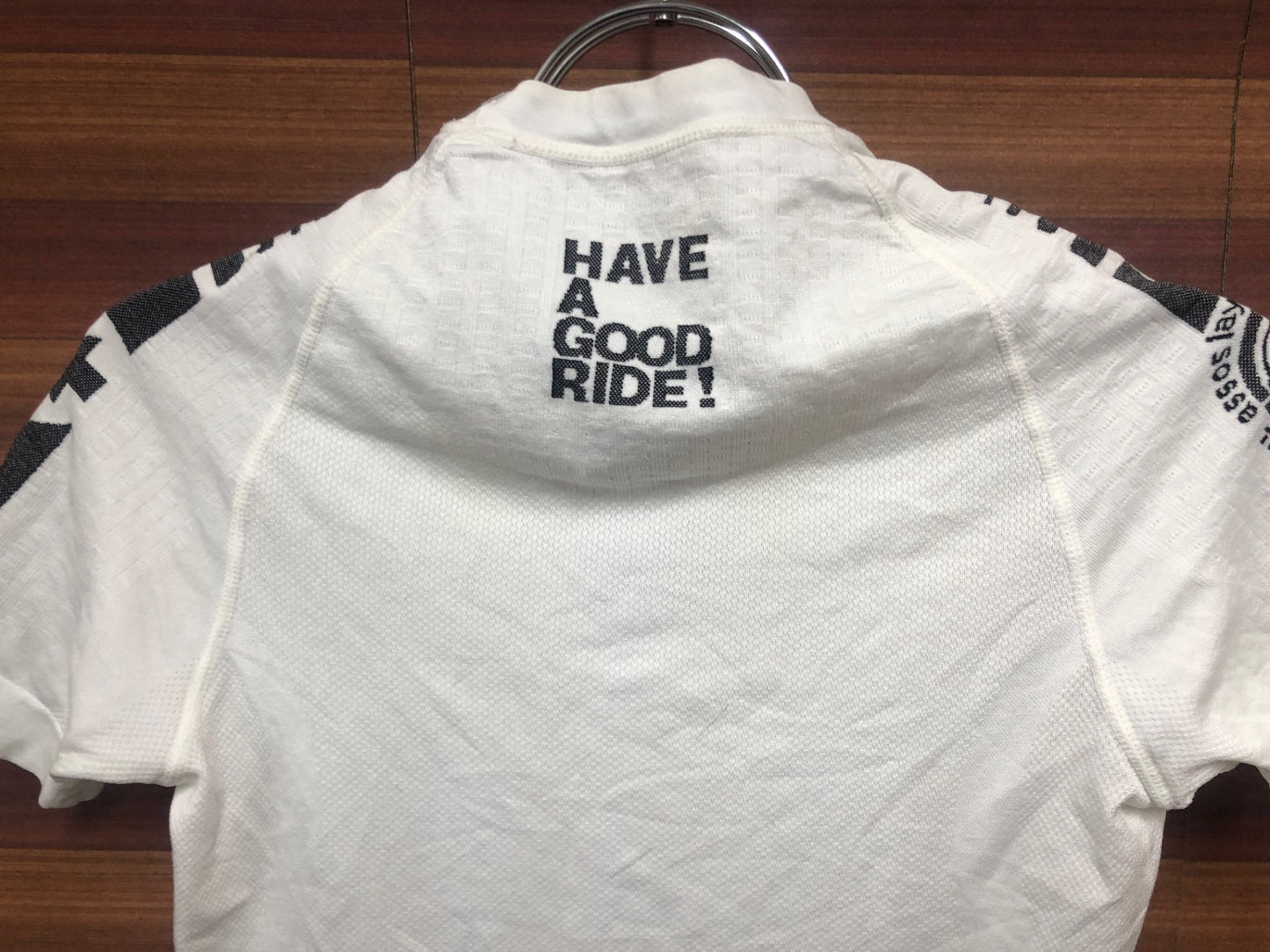 IO165 アソス assos 半袖 ベースレイヤー 白 SIZE1 CLIMARANGE 2/7 SUMMER