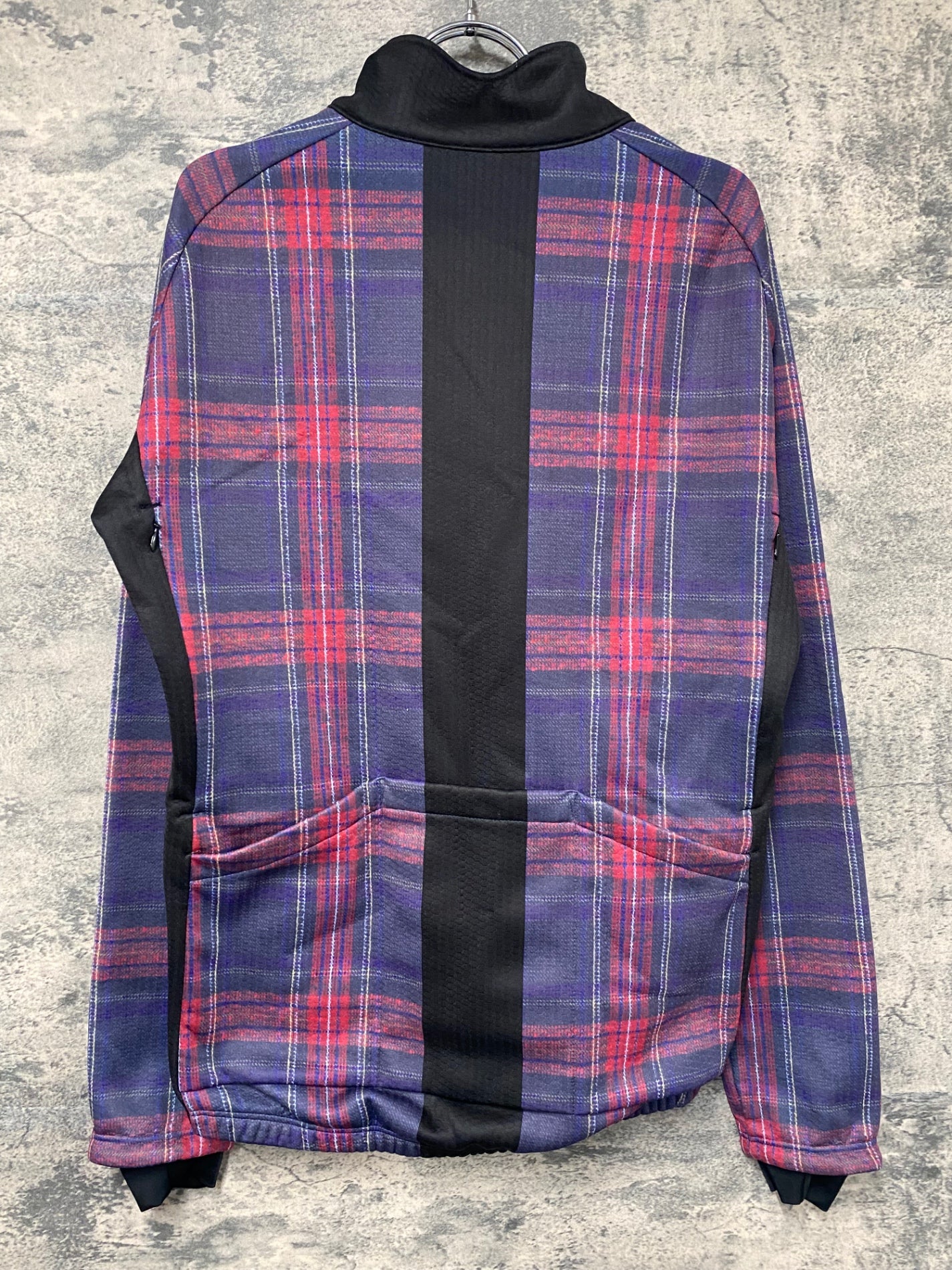 IZ552 カペルミュール KAPELMUUR 長袖サイクルジャケット 黒赤紫 M 裏起毛 ※毛玉