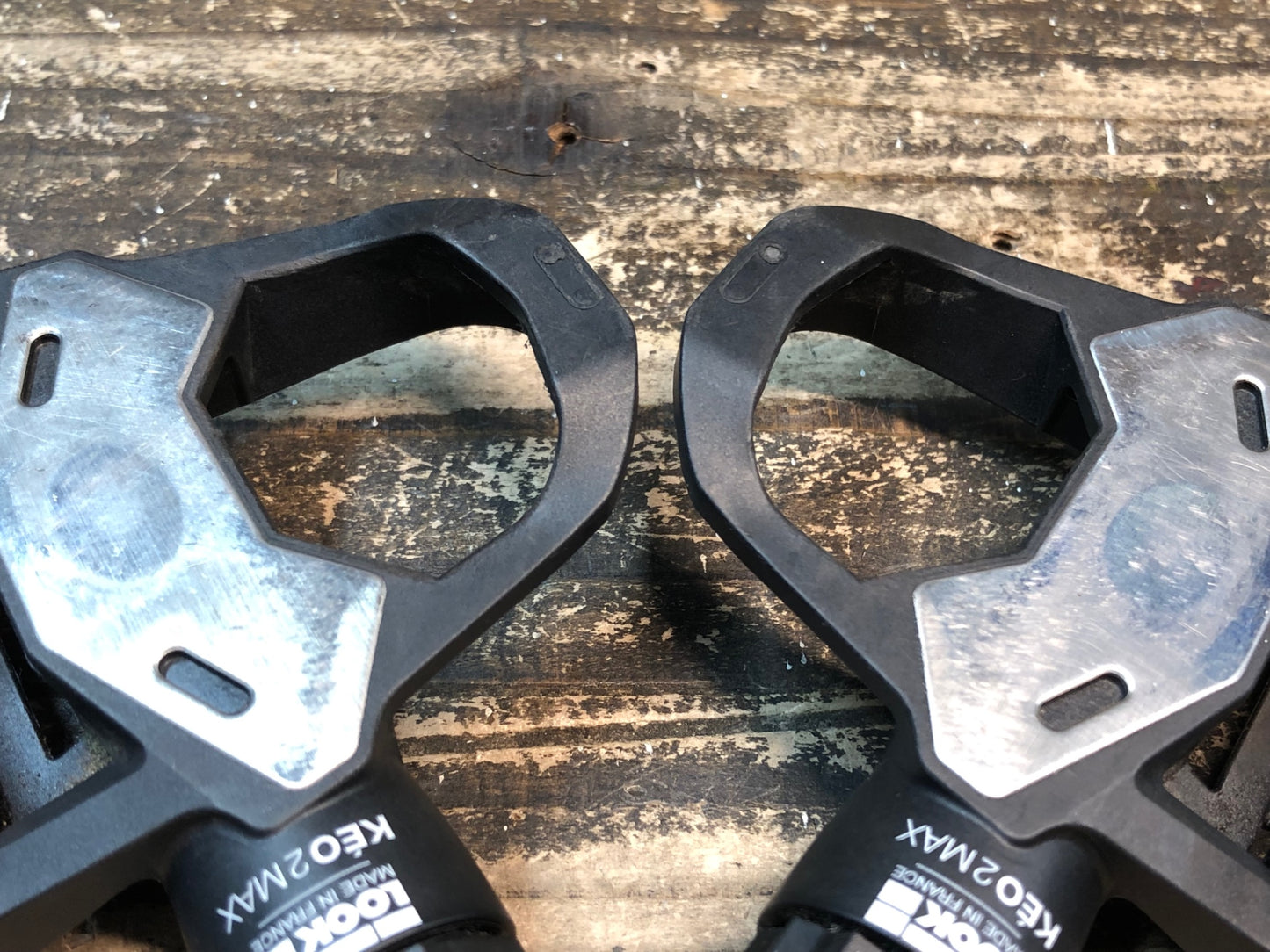 IZ479 ルック LOOK ケオ KEO 2 MAX ビンディングぺダル クロモリ クリート セット ※軸ガタ