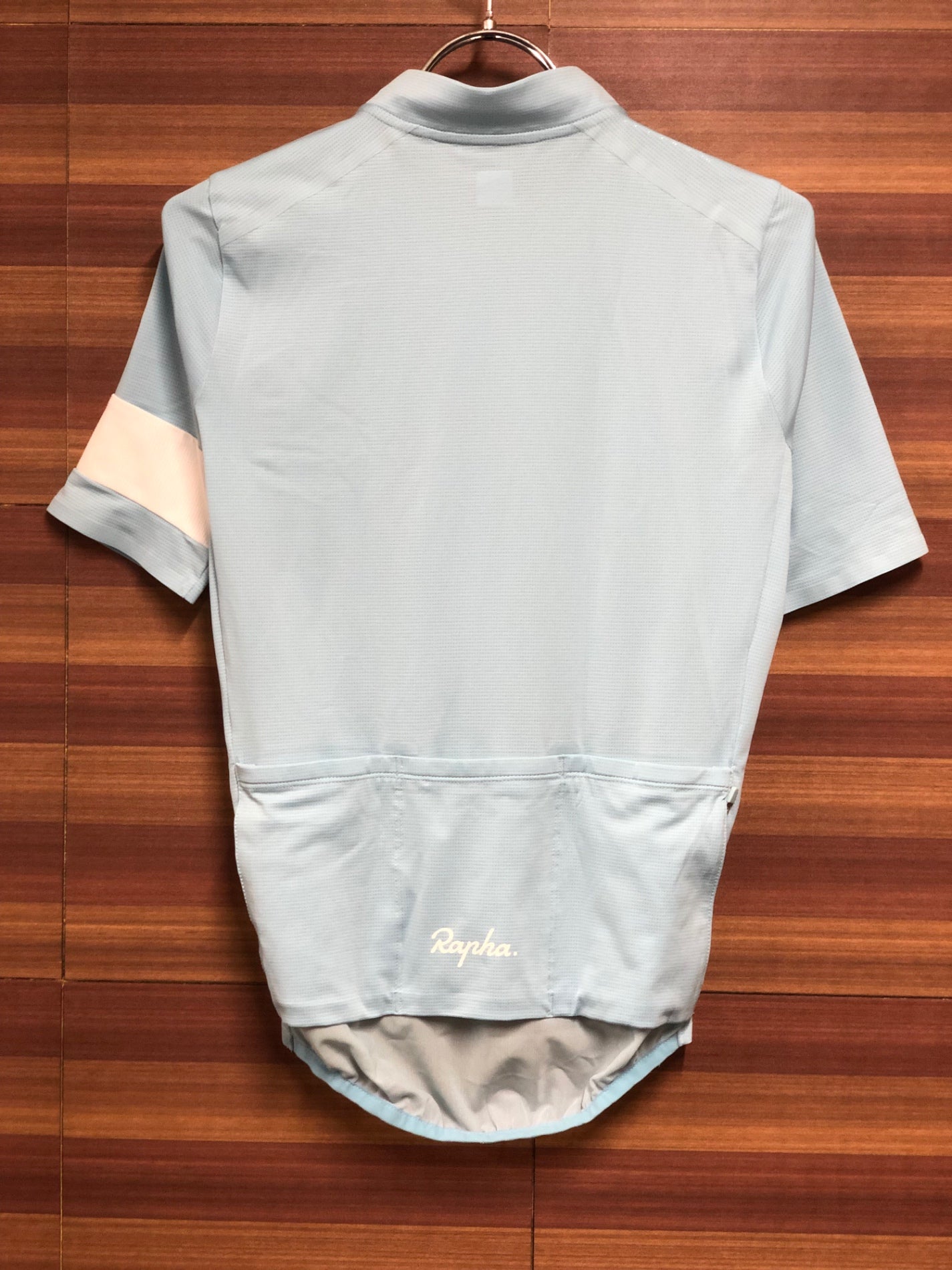 II250 ラファ Rapha FLYWEIGHT JERSEY 半袖 サイクルジャージ 水色 XS