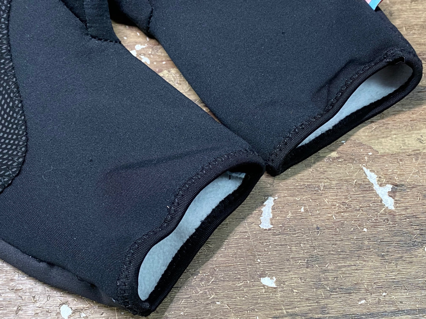 IO595 プッシュハード PUSH HARD 長袖 サイクルグローブ 裏起毛 黒 M