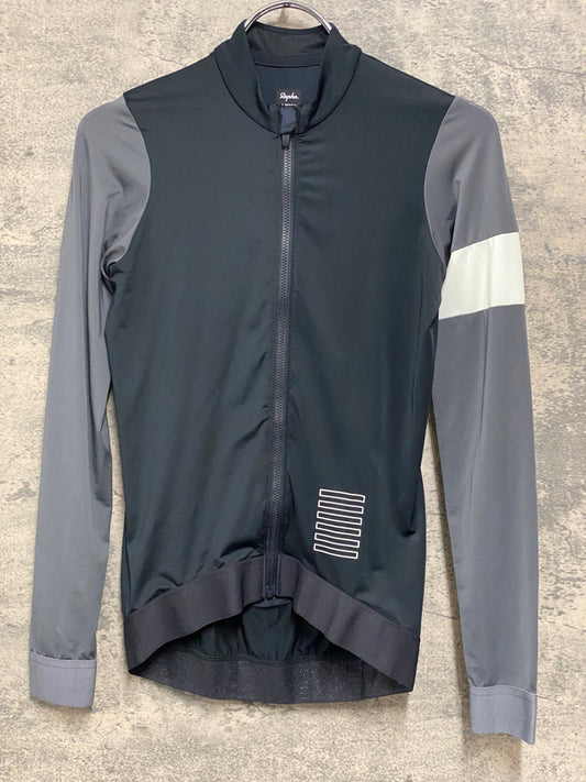 JB935 ラファ Rapha WOMEN'S LONG SLEEVE PRO TEAM TRAINING JERSEY 長袖 サイクルジャージ 黒 XS レディース