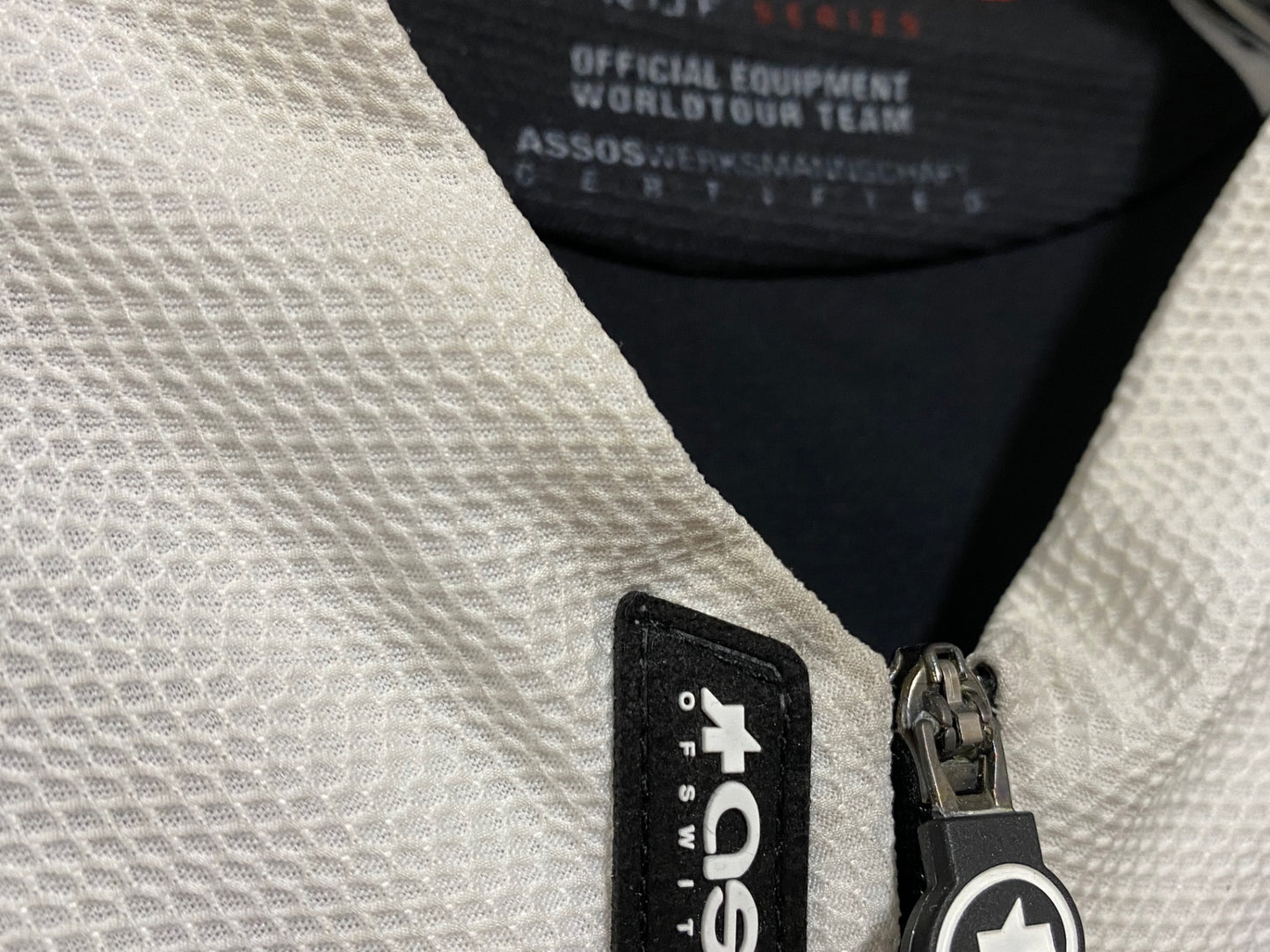 ID012 アソス assos EQUIPE RS PROF SERIES 半袖 サイクルジャージ 白 S