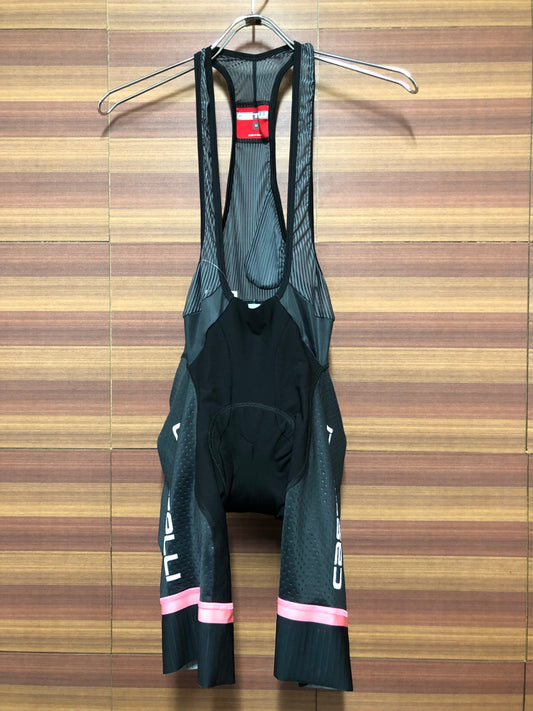 IK415 カステリ CASTELLI ROSSO CORSA ビブショーツ 黒 M ※擦れ