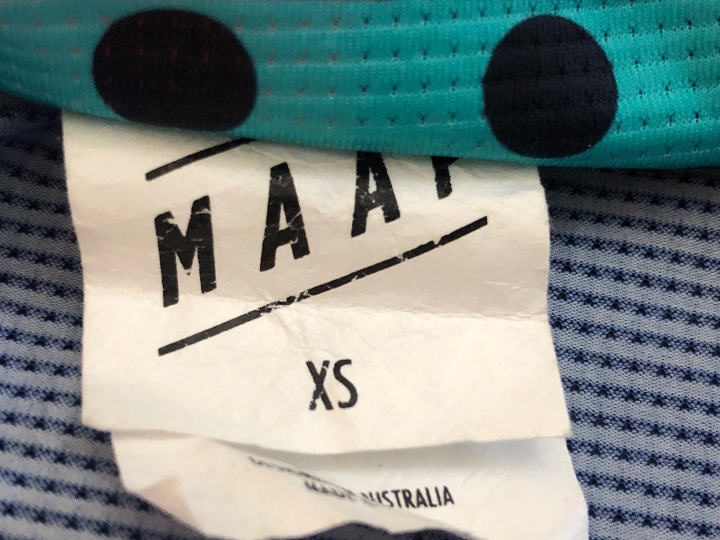 IT817 マープ MAAP 半袖 サイクルジャージ 紺 ピンク 深緑 総柄 XS