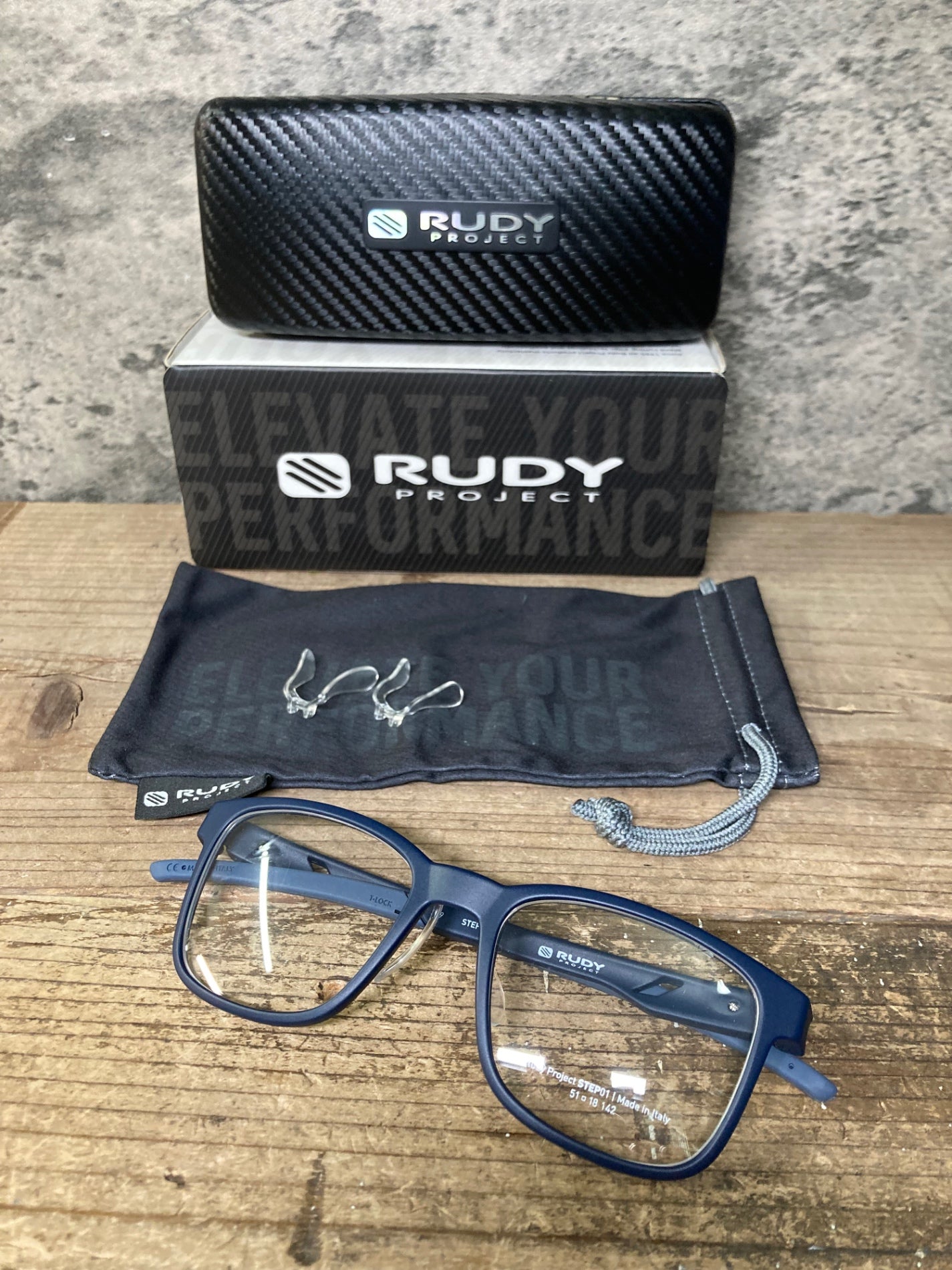 IZ592 ルディプロジェクト RUDY PROJECT STEP01 アイウェア サングラス 紺