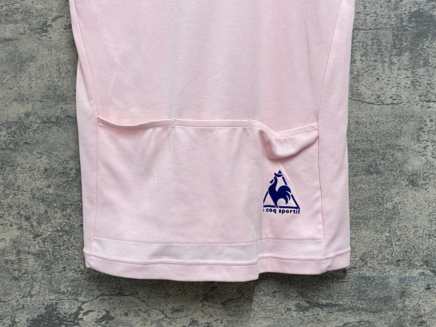 IZ544 ルコックスポルティフ le coq sportif 半袖 サイクルジャージ ピンク O ハーフジップ