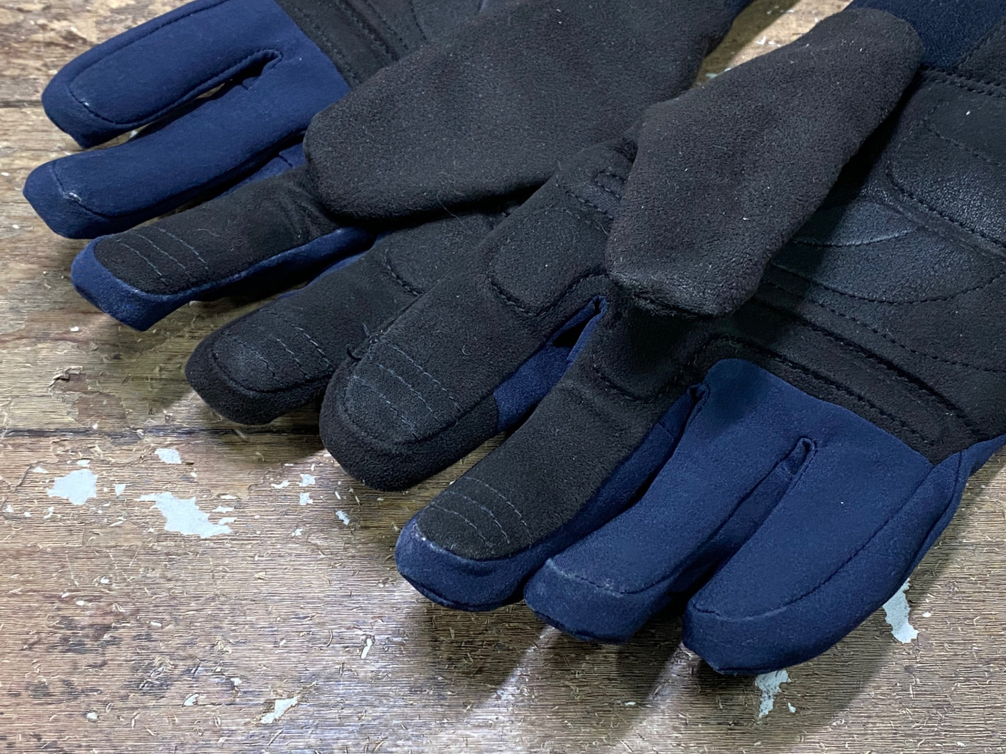 IM457 ラファ Rapha WINTER GLOVES 長指 ウィンターグローブ 紺 S スレ