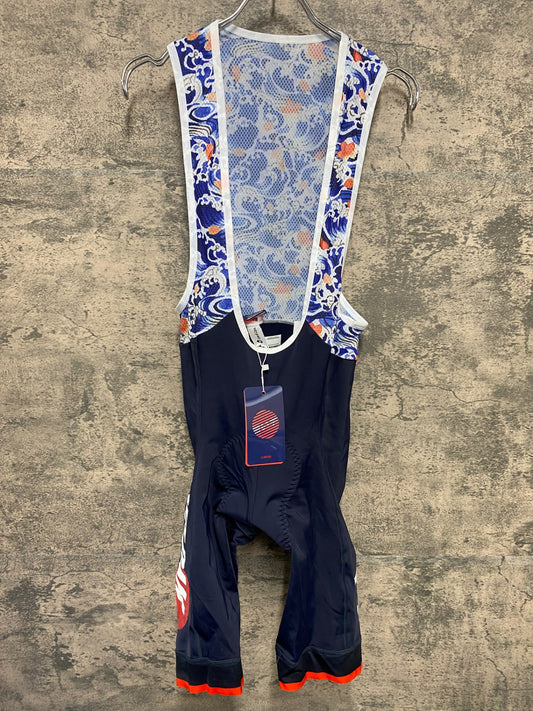 JB512 ブラックシープ BLACK SHEEP ビブショーツ 青 白 M JAPAN