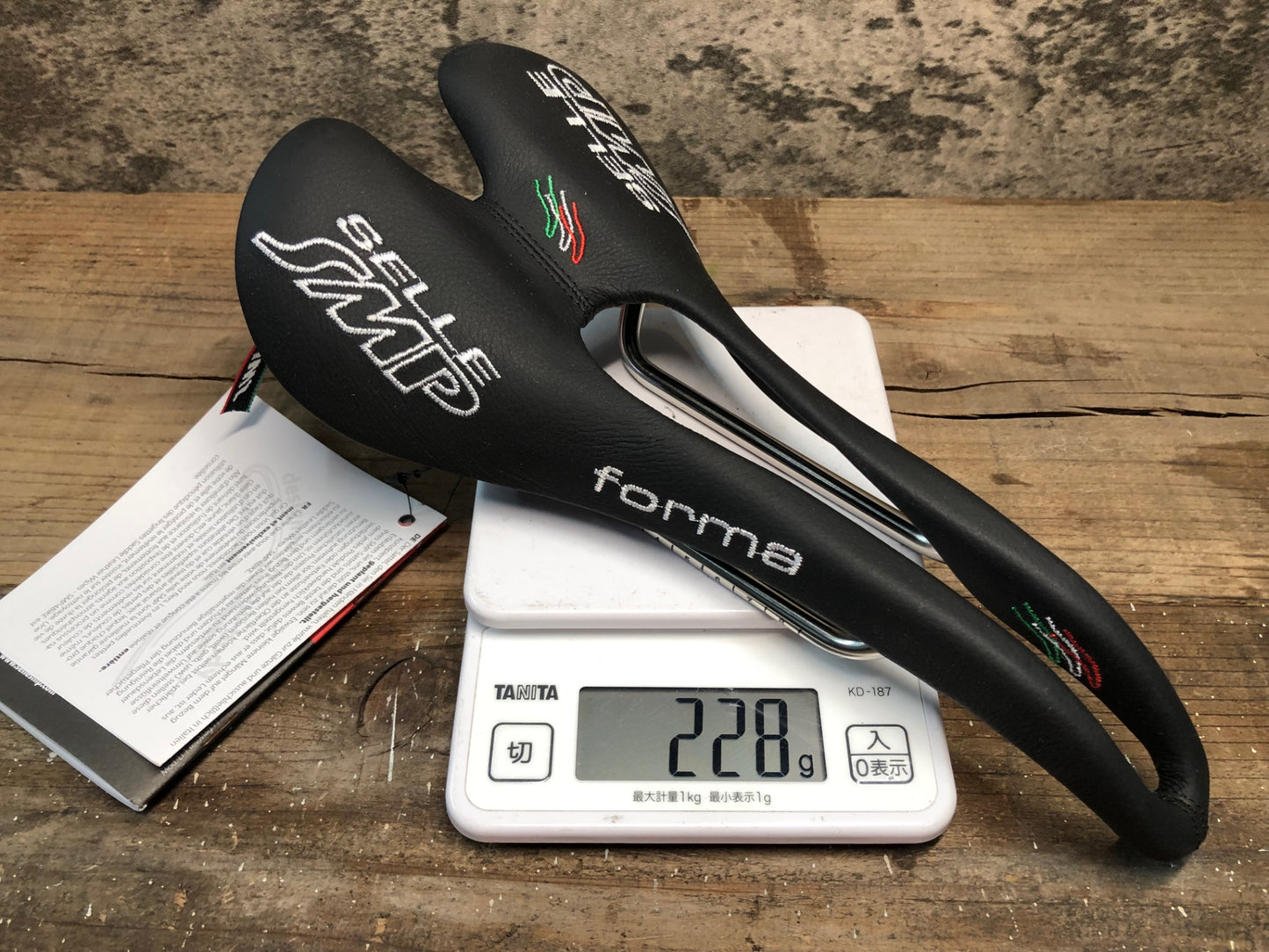 ID374 SELLE SMP forma サドル 黒 132mm inox tube 未使用