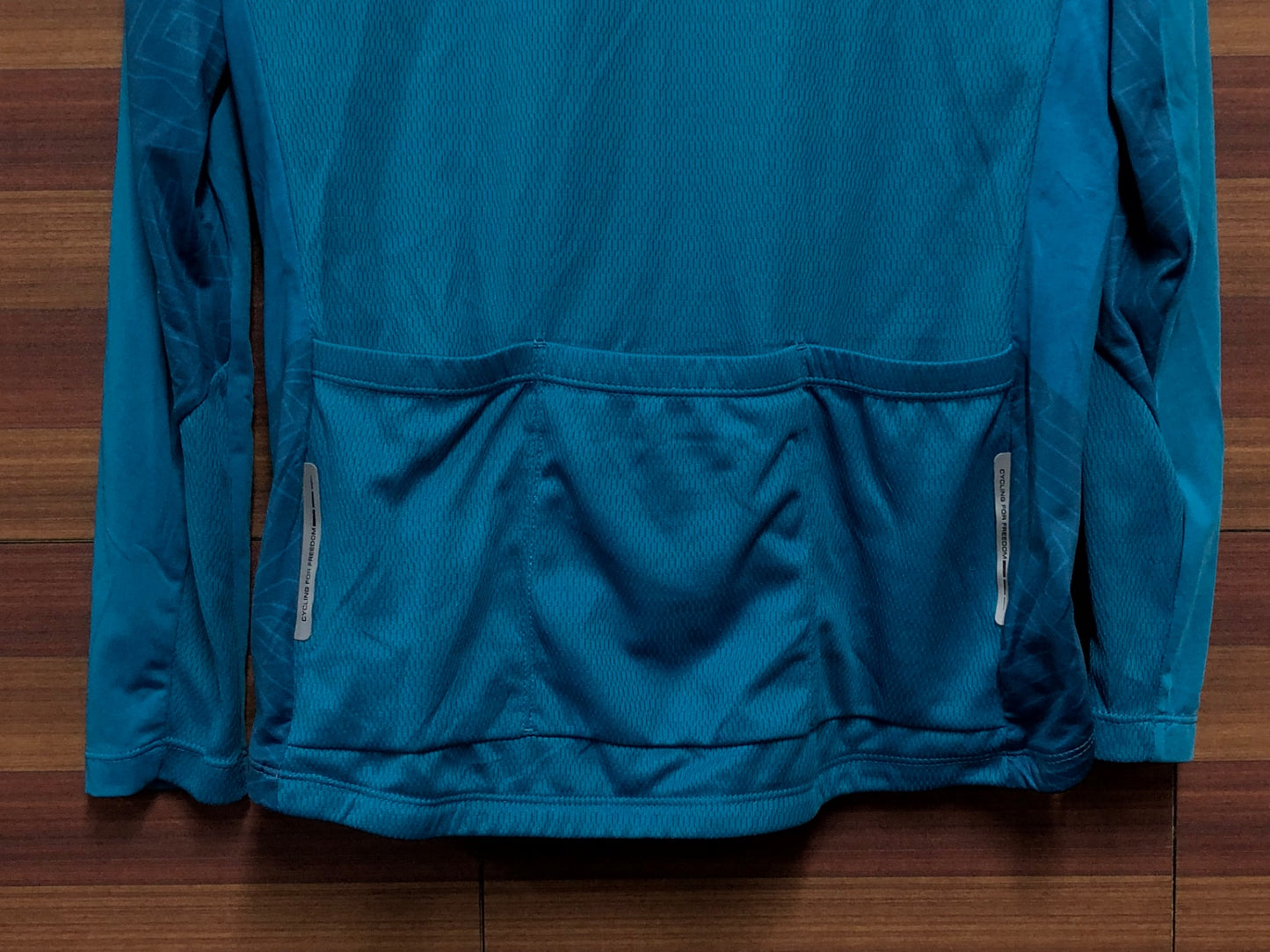 IN340 サンティック santic 長袖 サイクルジャージ 青 L