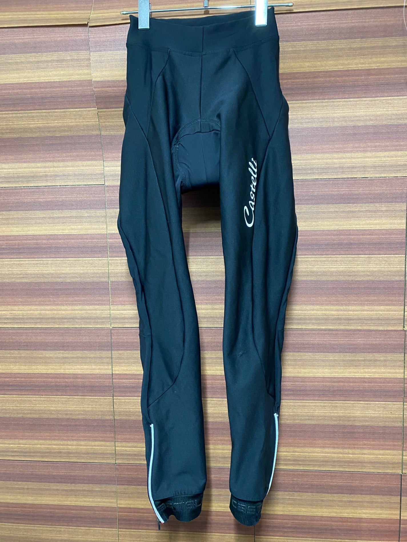 IT811 カステリ CASTELLI レーサータイツ 黒 ※サイズ不明、タグカット