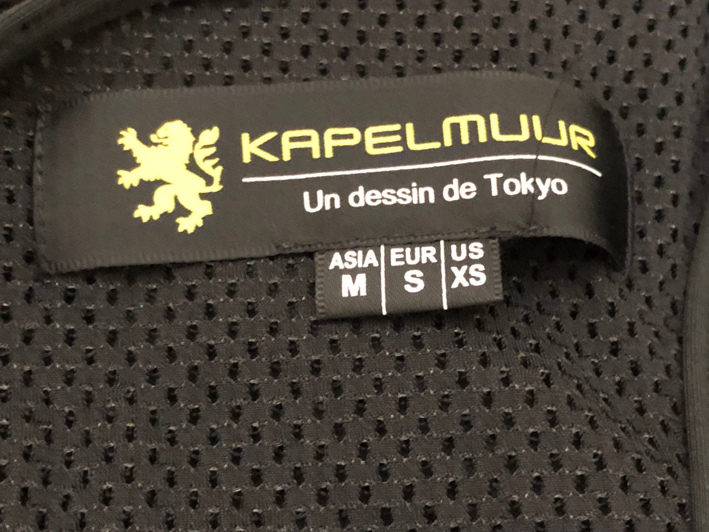 IJ390 カペルミュール kapelmuur ビブタイツ 黒 夏用 ASIA M