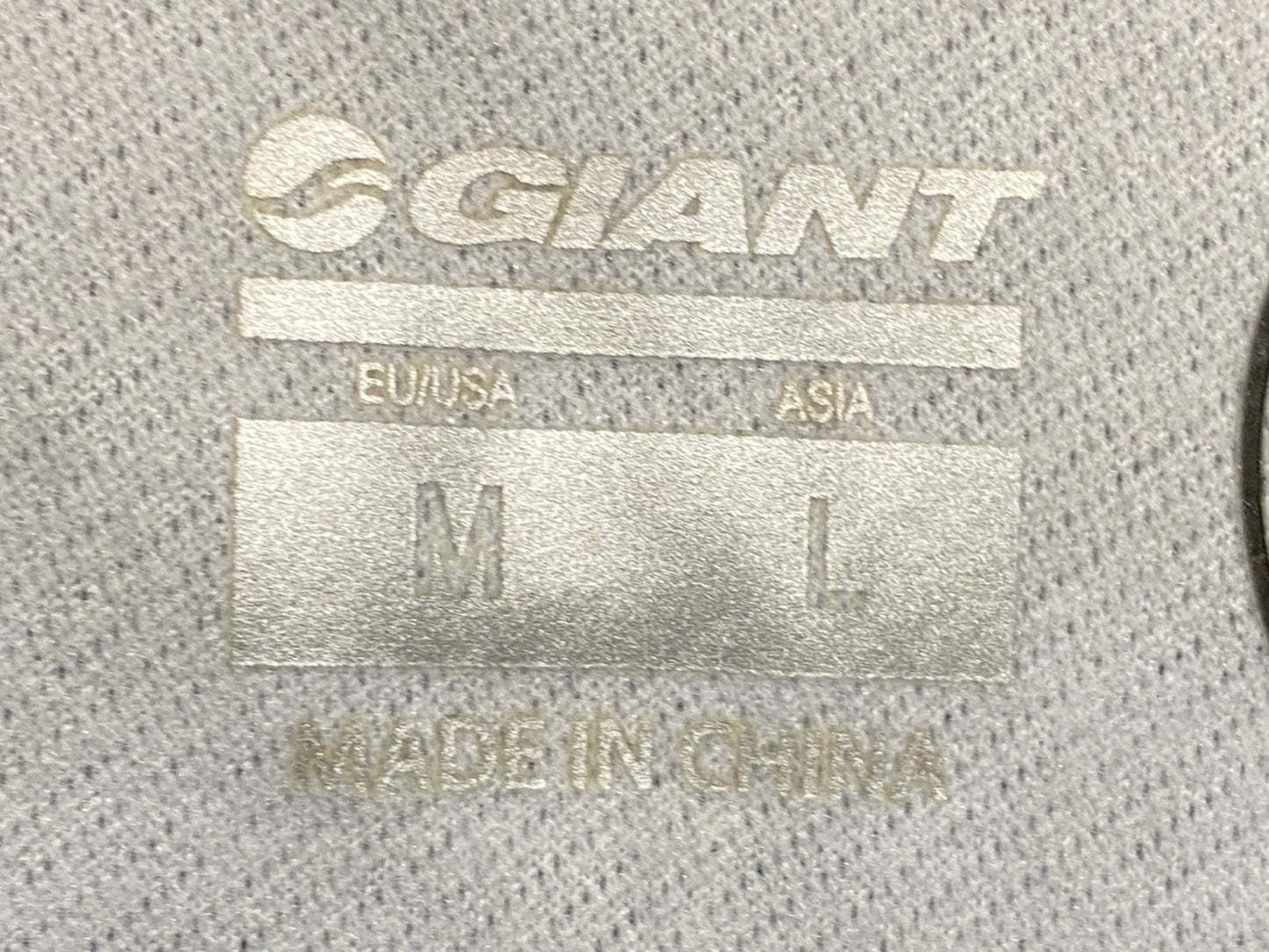 IV910 ジャイアント GIANT 長袖 サイクルジャージ 黒 L 裏起毛