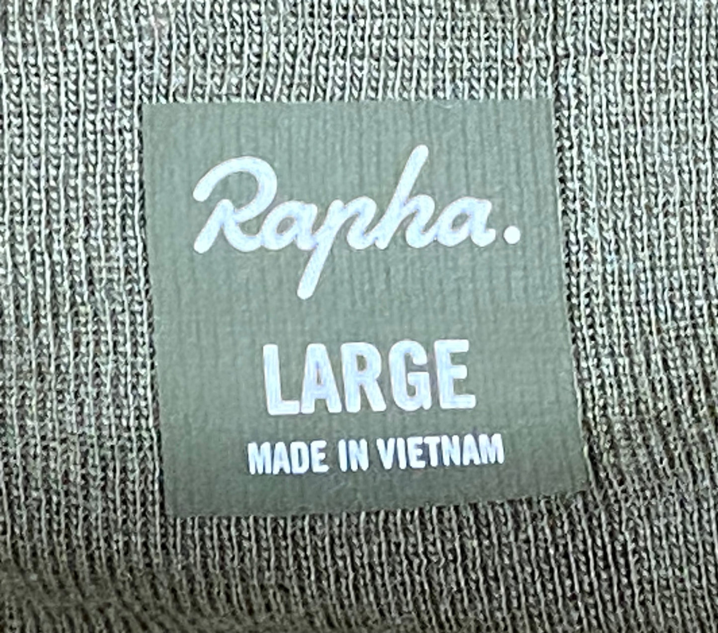 IJ968 ラファ Rapha MERINO BASE LAYER-LONG SLEEVE 長袖 ベースレイヤー オリーブ L