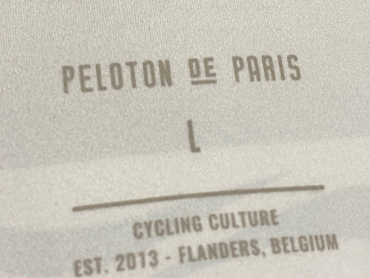 JC042 プロトンドパリ Peloton de Paris 長袖 サイクルジャージ 黒 L TADAAM
