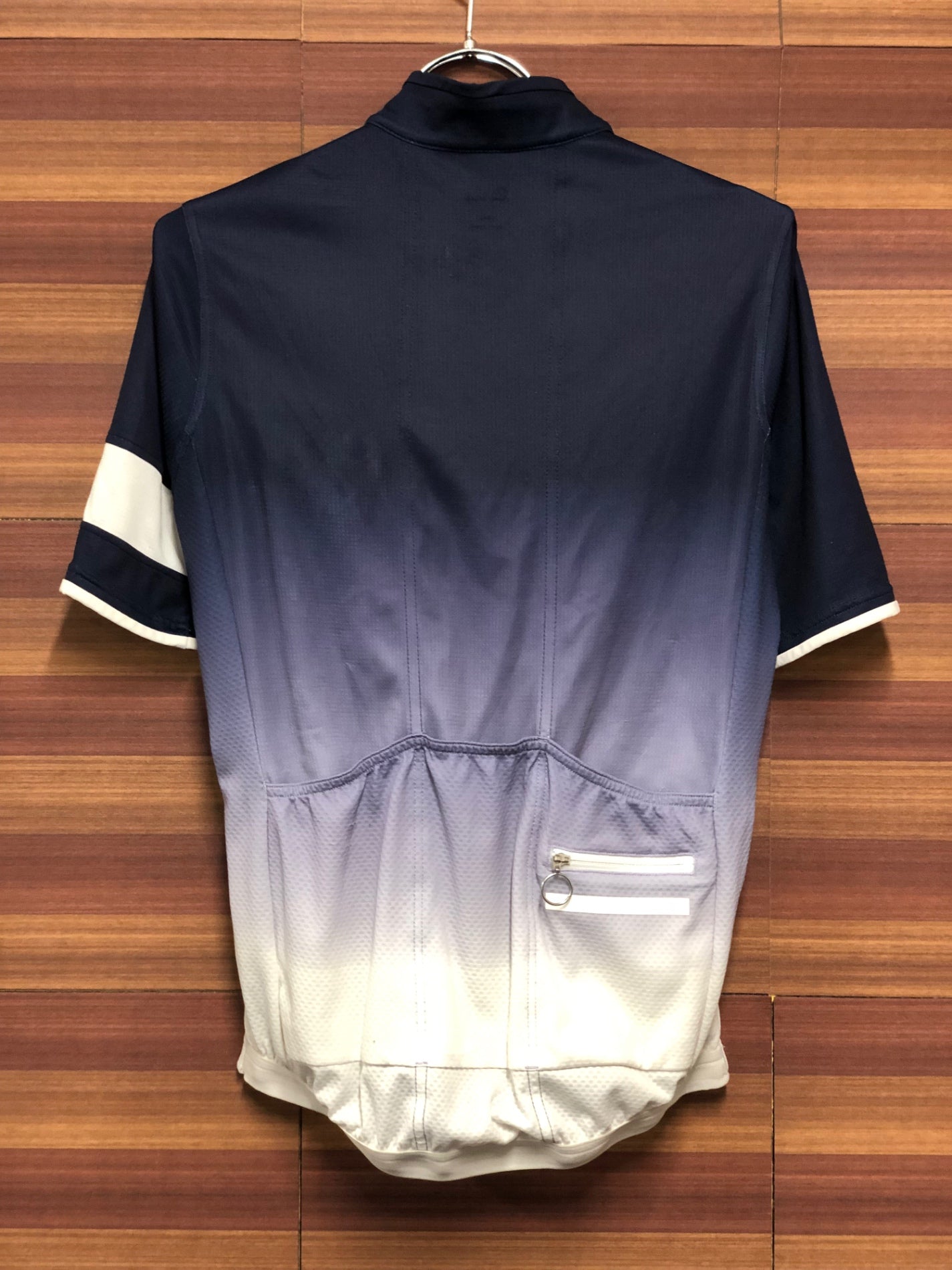 IM003 ラファ Rapha SUPER LIGHTWEIGHT JERSEY 半袖サイクルジャージ 白青 S ほつれあり