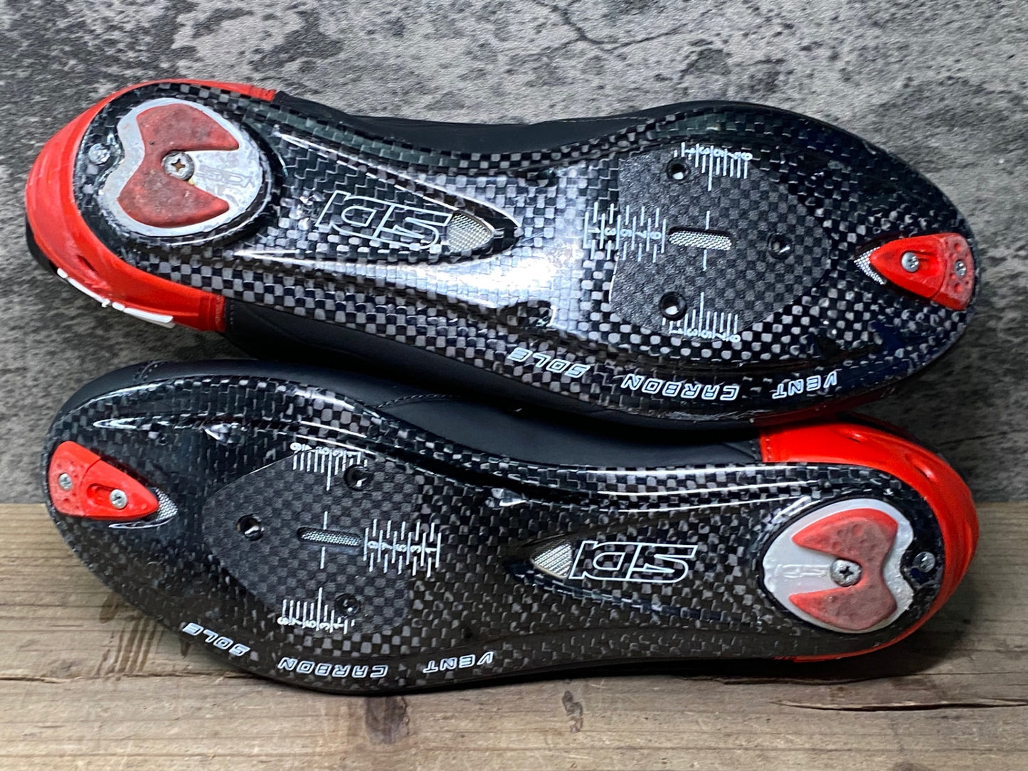 IT853 シディ SIDI SHOT ビンディングシューズ 黒 赤 EU43 SPD-SL