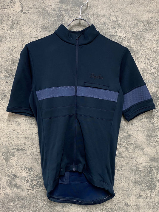 IV239 ラファ Rapha BREVET JERSEY 半袖 サイクルジャージ 黒 XS