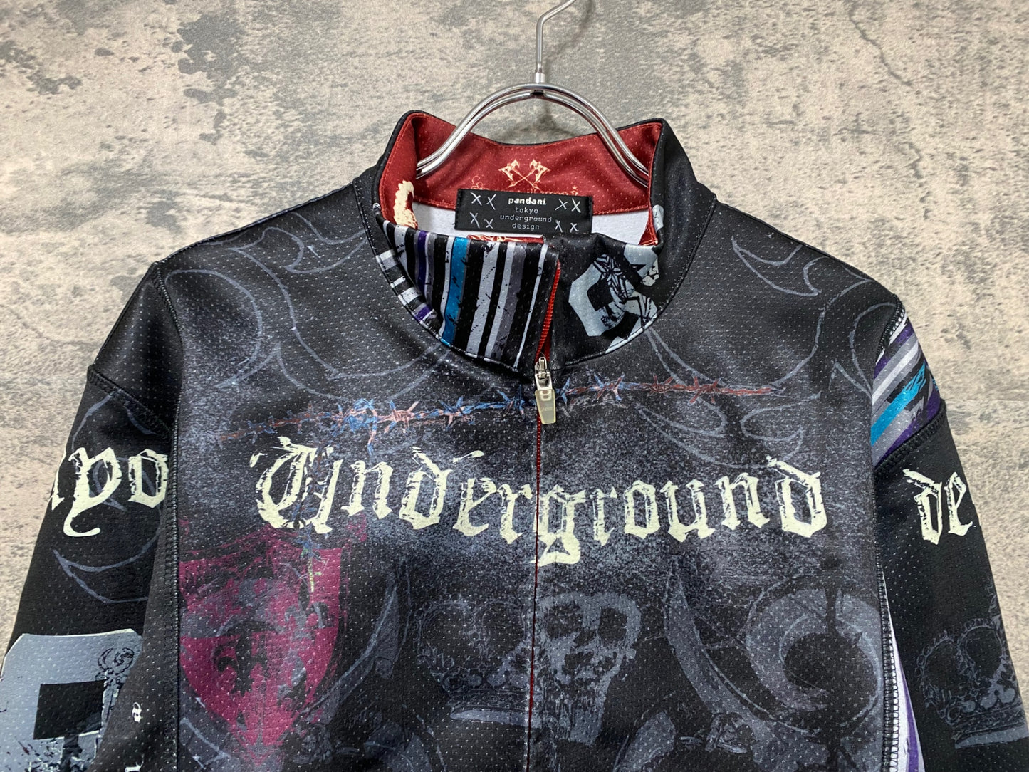 IY635 パンダーニ Pandani 長袖 サイクルジャケット 黒 L 裏起毛