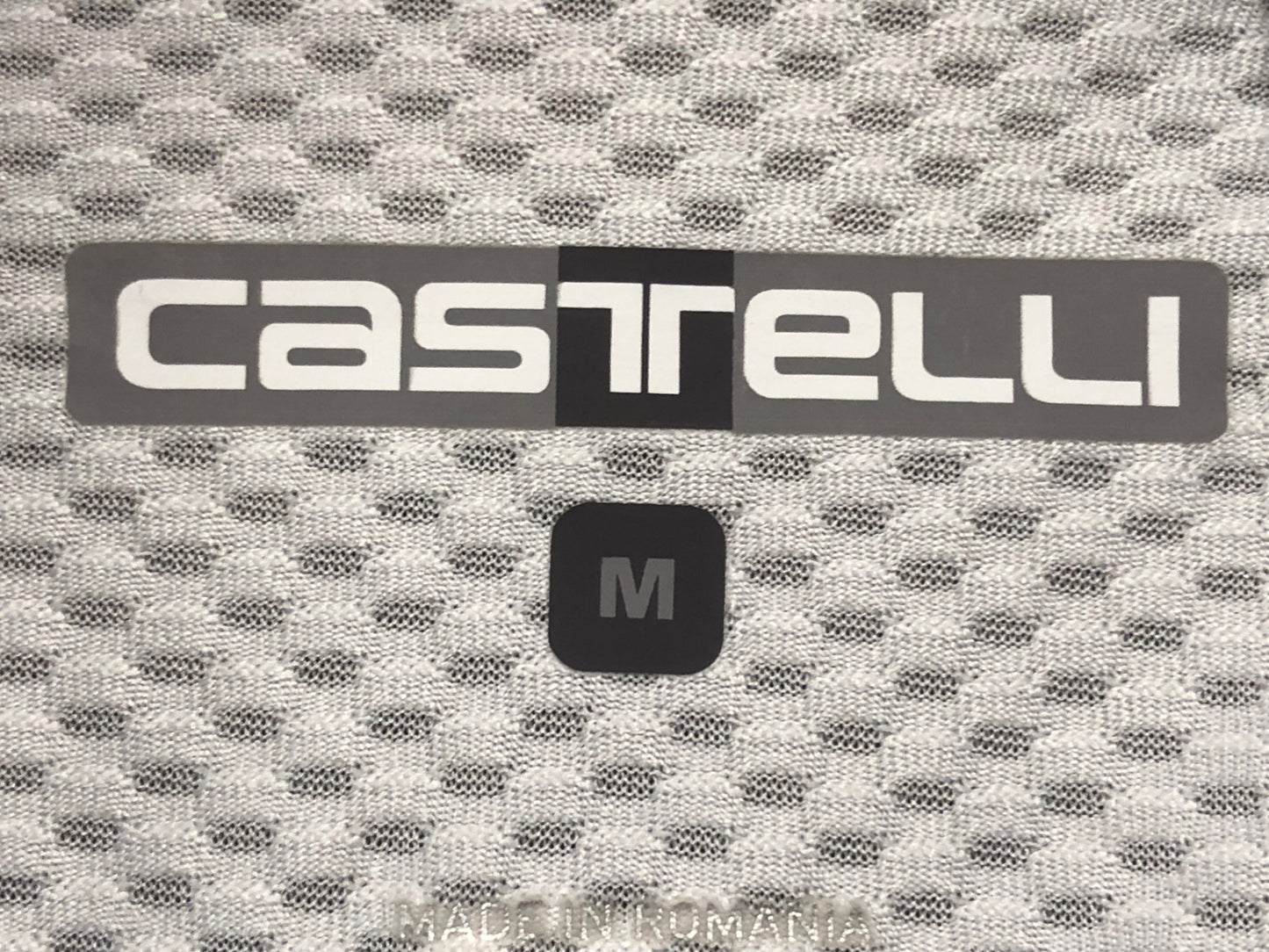 IF463 カステリ CASTELLI ロッソコルサ ROSSO CORSA 半袖 サイクルジャージ 白 M