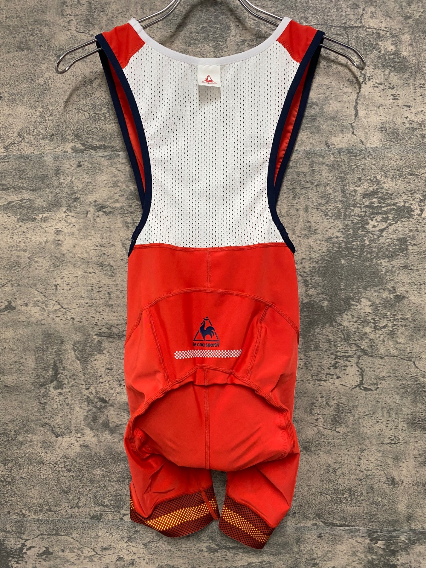 IY729 ルコックスポルティフ le coq sportif ビブショーツ 赤 SS
