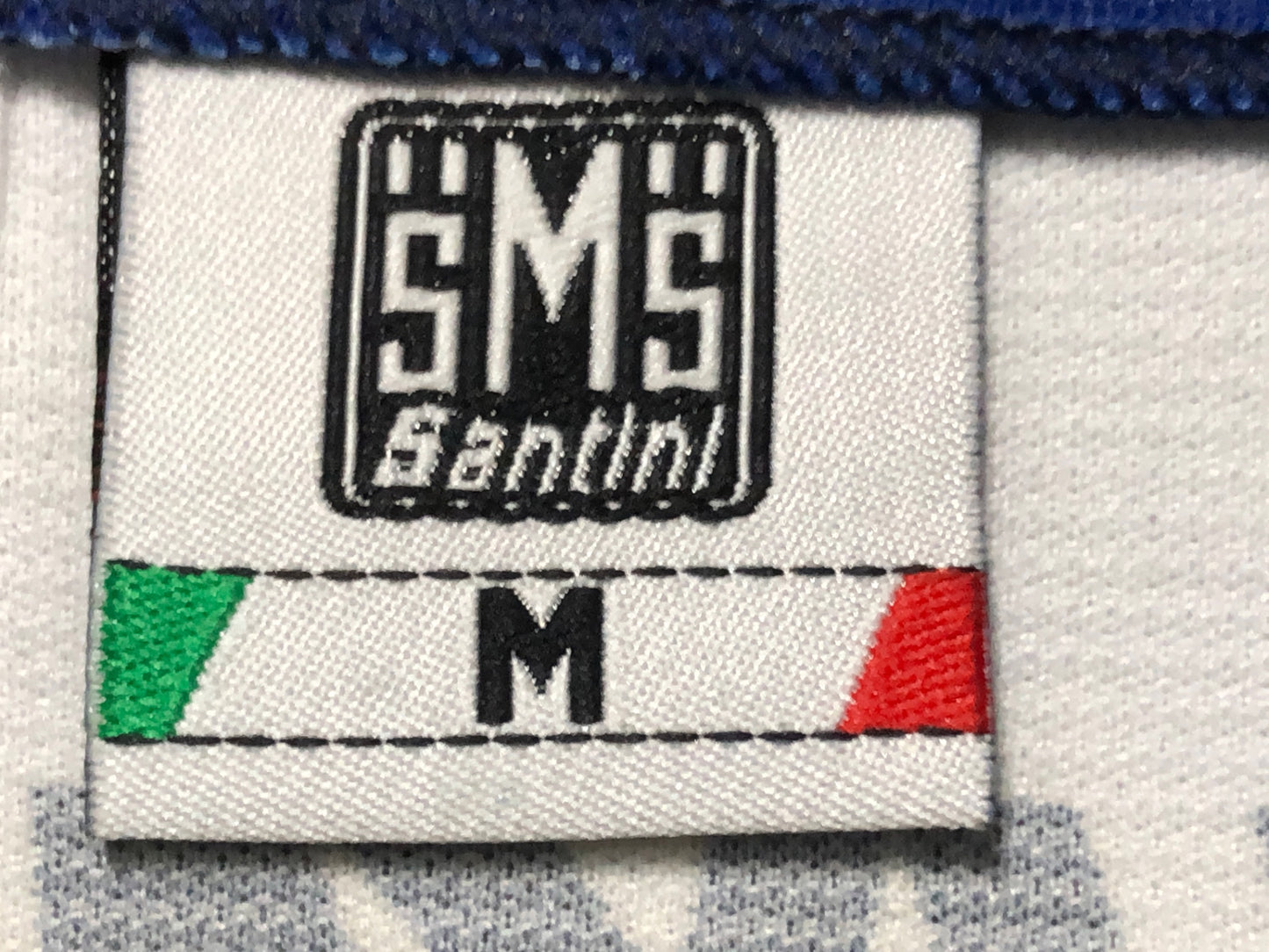 IW331 サンティーニ SMS Santini 半袖サイクルジャージ ビアンキ 白 M