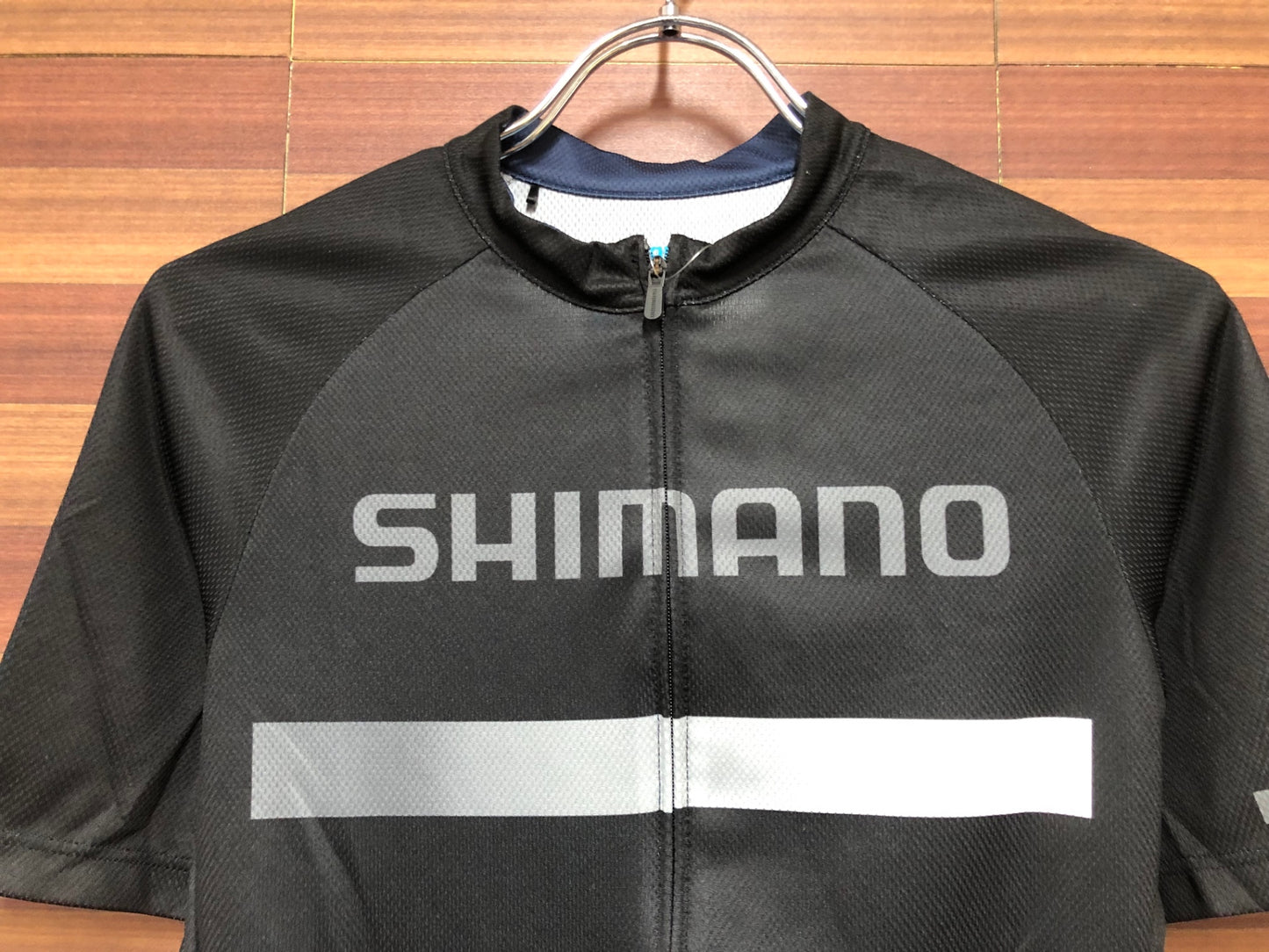 IH742 シマノ SHIMANO 半袖 サイクルジャージ 黒 M